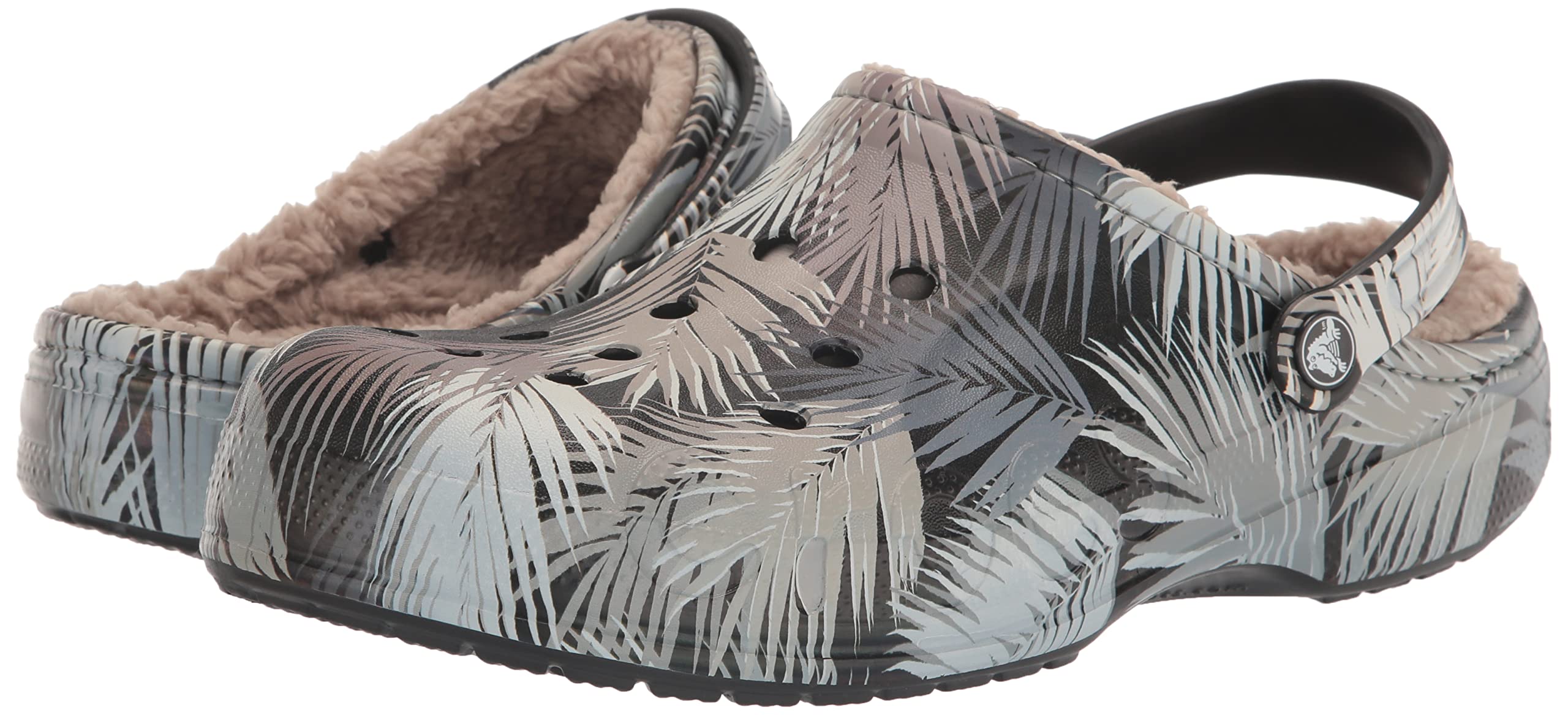 Crocs Unisex-Adult Baya Lined Printed Clog - Comfortable Slip-On Shoes for Men & Women - Perfect for Indoor, Outdoor, Casual Wear & Garden Use