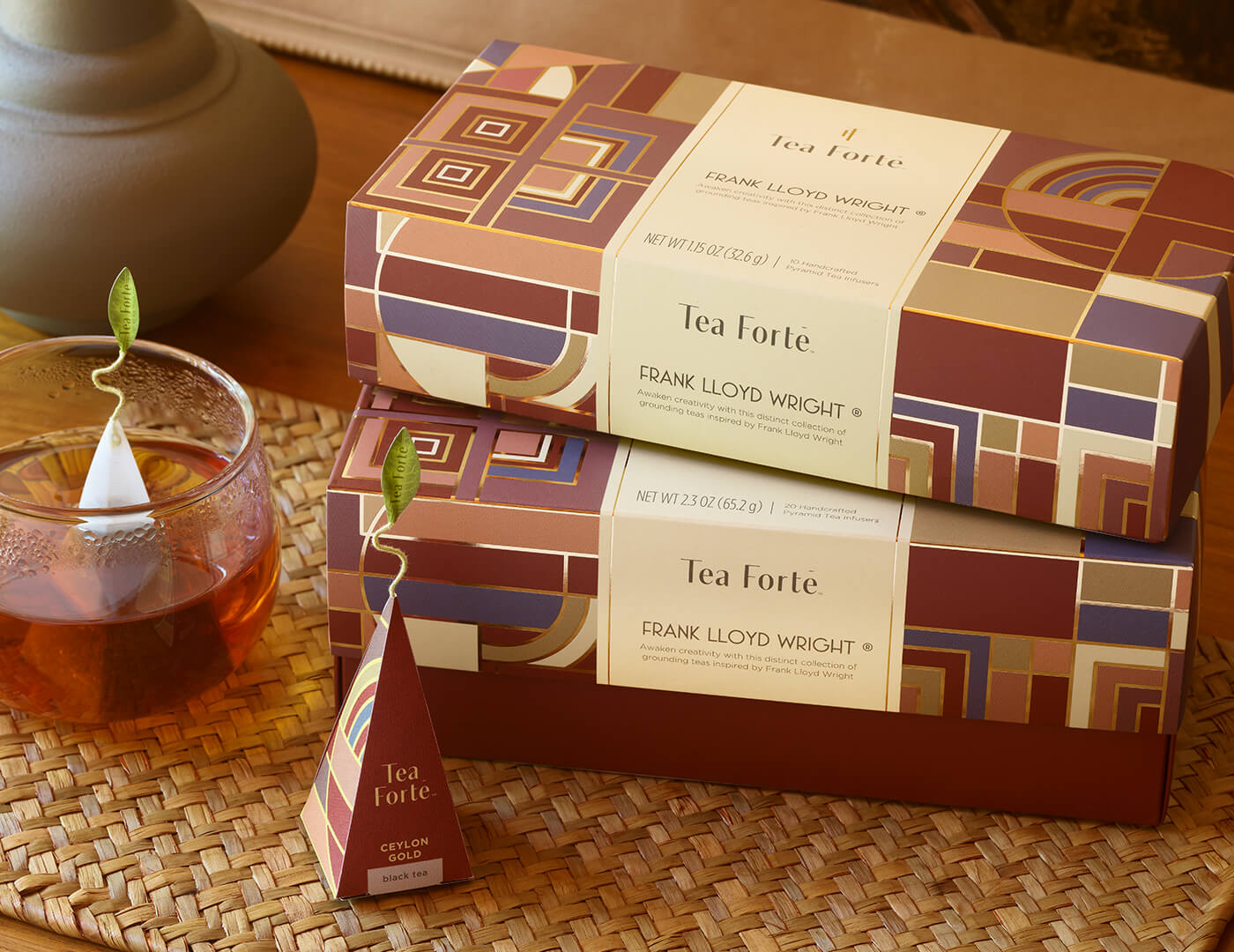 Frank Lloyd Wright Inspired Presentation Box - Premium Gift Box for Jewelry, Watches & Keepsakes | Perfect for Anniversaries, Weddings & Special Occasions