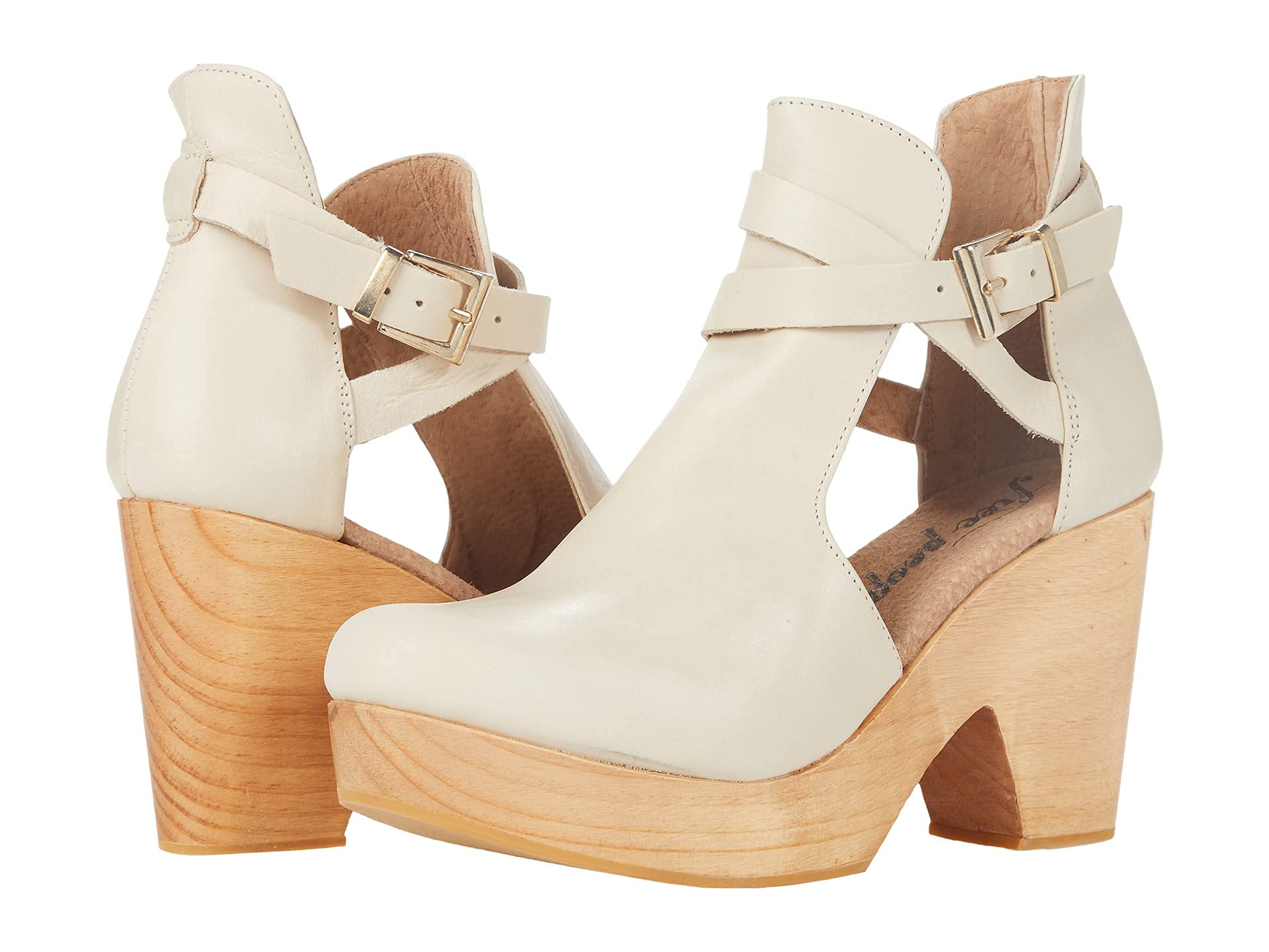 Free People Women's Cedar Clog - Comfortable Wooden Platform Sandals for Summer | Casual Outfits, Beach Wear & Boho Fashion