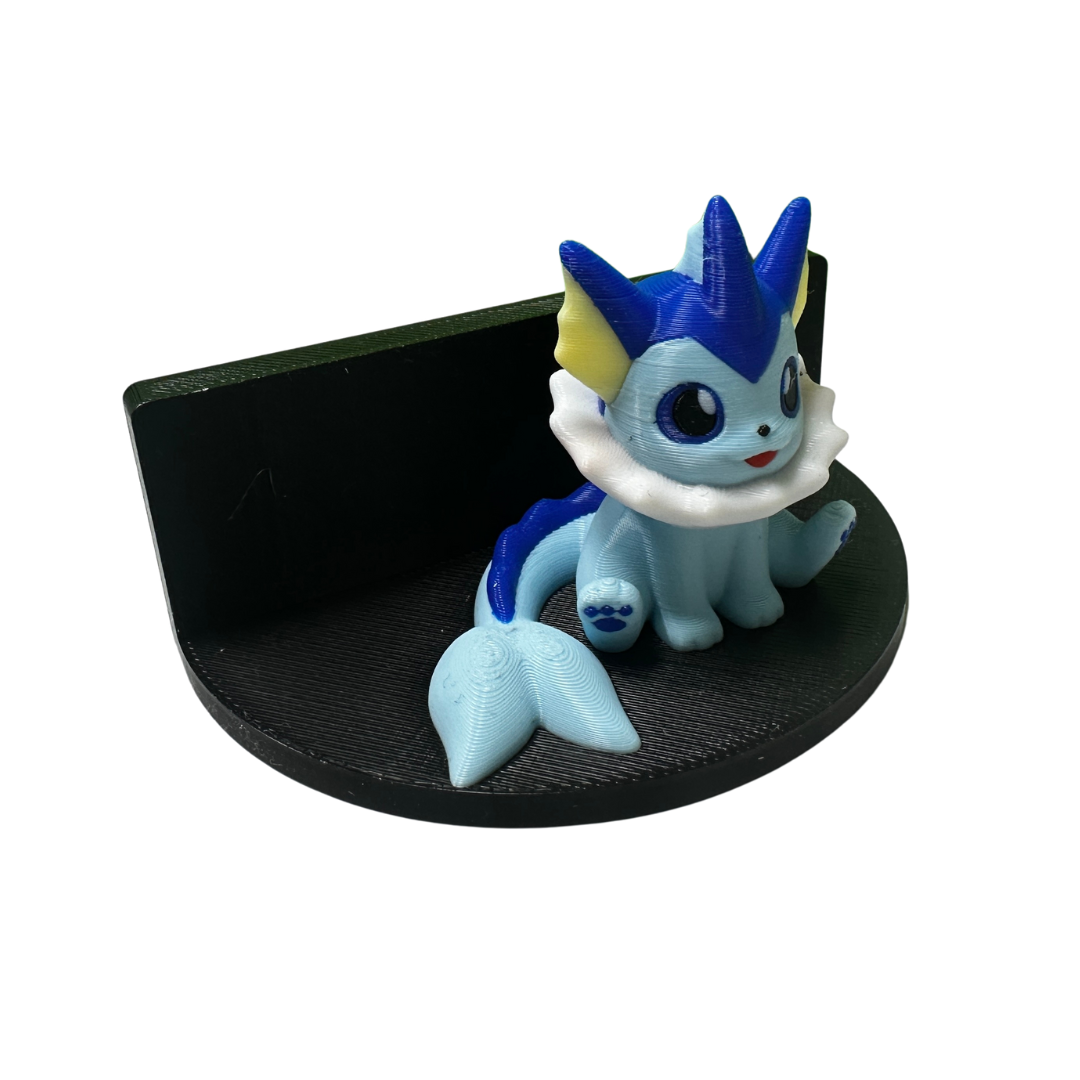 Vaporeon Figure Adjustable Card Holder - Perfect for Pokemon TCG, Yugioh, and MTG Card Display & Organization | Gaming Room Decor & Collectible Showcase