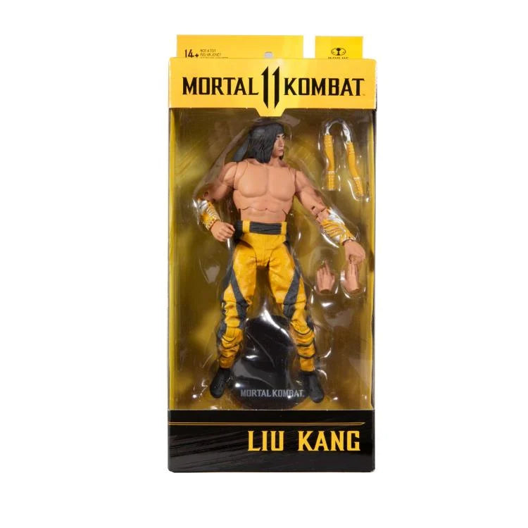 Mortal Kombat XI Liu Kang Fighting Abbot 6-Inch Collectible Action Figure - Video Game Character Model for Display & Combat Play