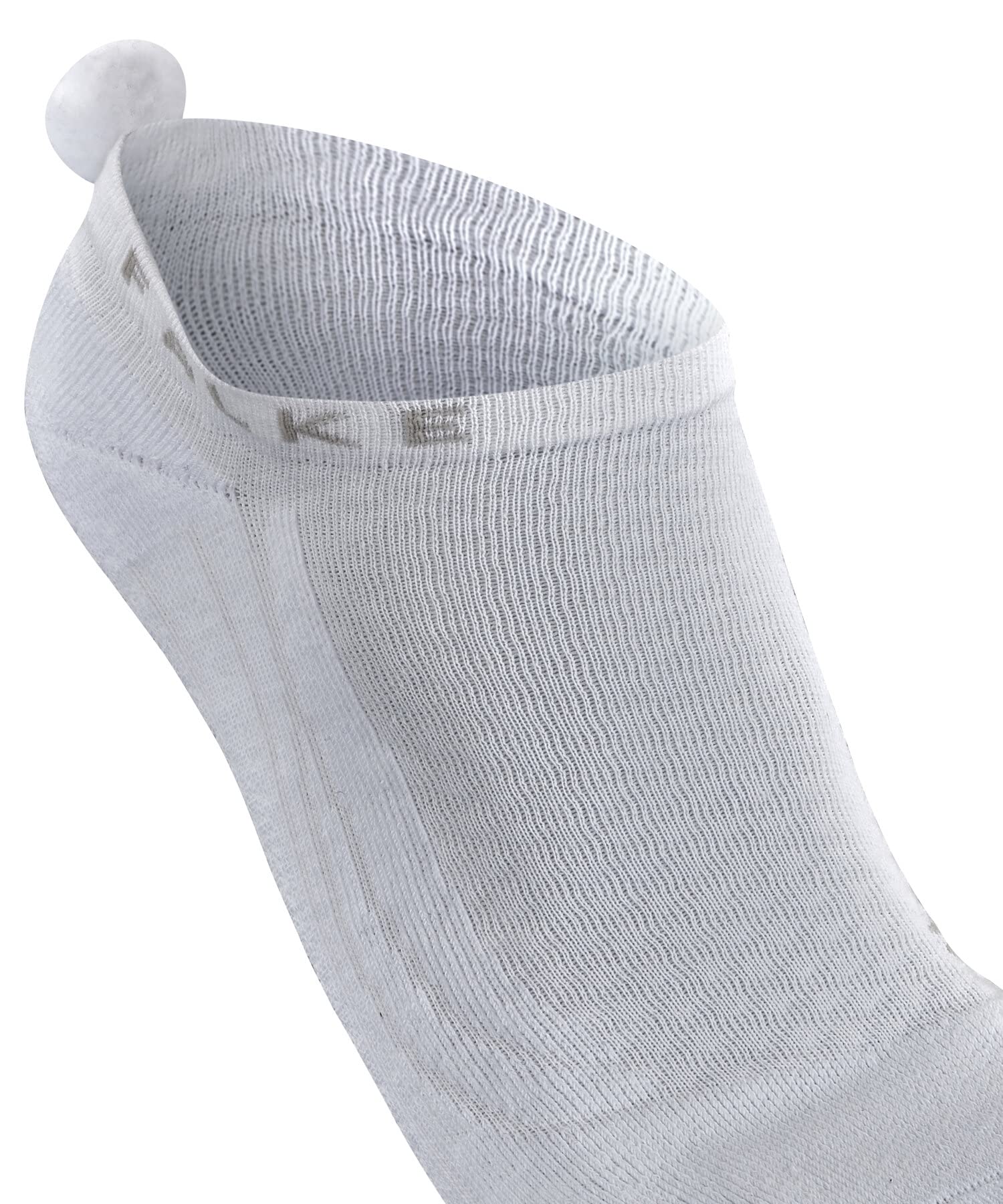 FALKE Women's No-Show Golf Socks with 2 Pom Poms - Breathable Athletic Socks for Golf, Tennis & Casual Wear - White
