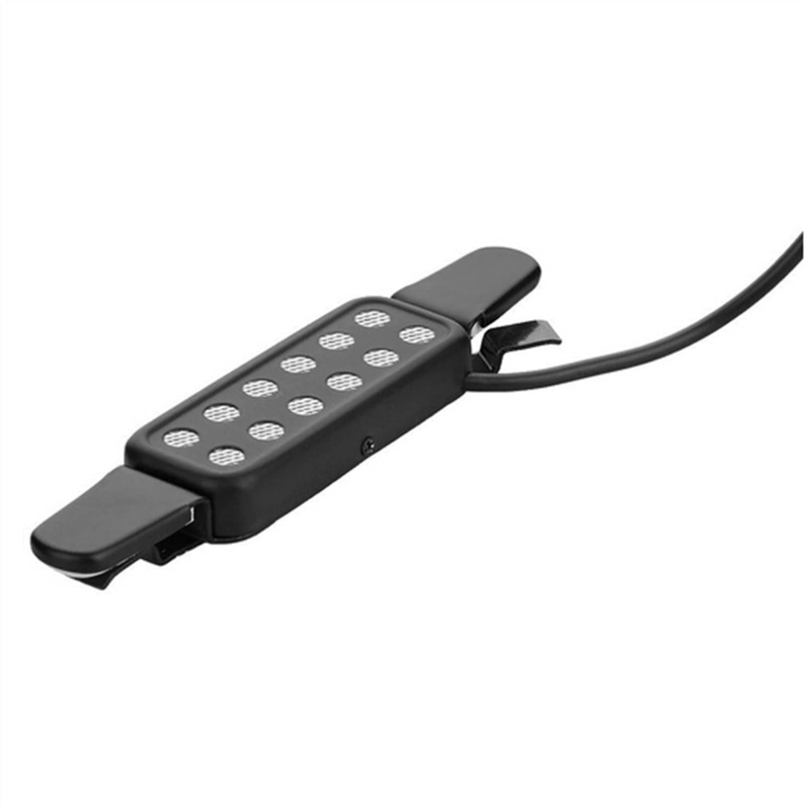 Acoustic Guitar Pickup - 12-Hole Clip-On Microphone with Wire Amplifier for Electric & Acoustic Guitars | Perfect for Live Performances & Studio Recording
