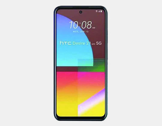 HTC Desire 21 Pro 5G Smartphone - 128GB Storage, 8GB RAM, Dual SIM, GSM Unlocked (Purple) - Perfect for Gaming, Streaming & Business Use