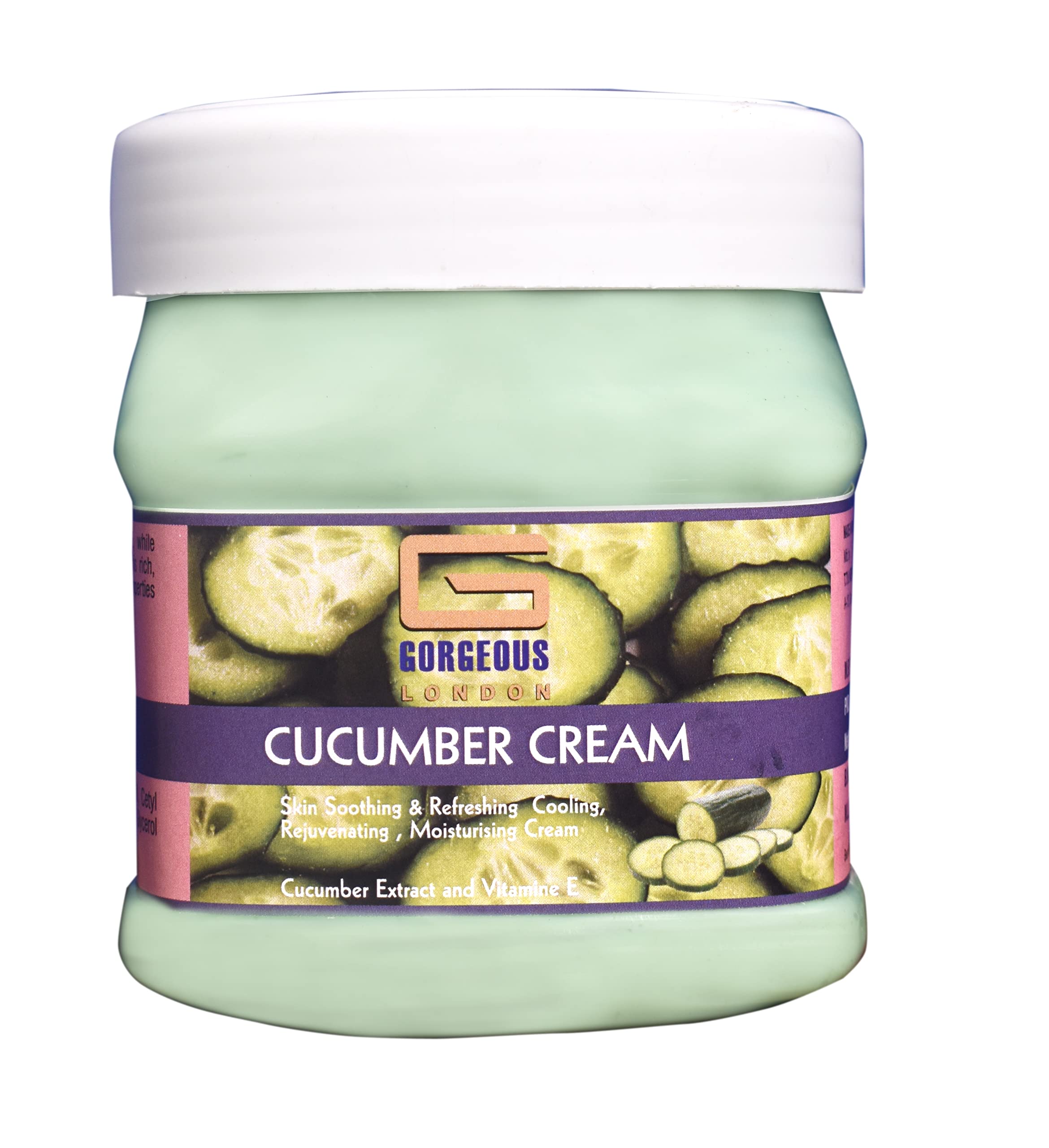 London Cucumber Cream & Foot Scrub Set - 2 Pack (450ml Each) | Hydrating & Exfoliating for Soft, Smooth Feet | Perfect for Spa Day & At-Home Pedicures