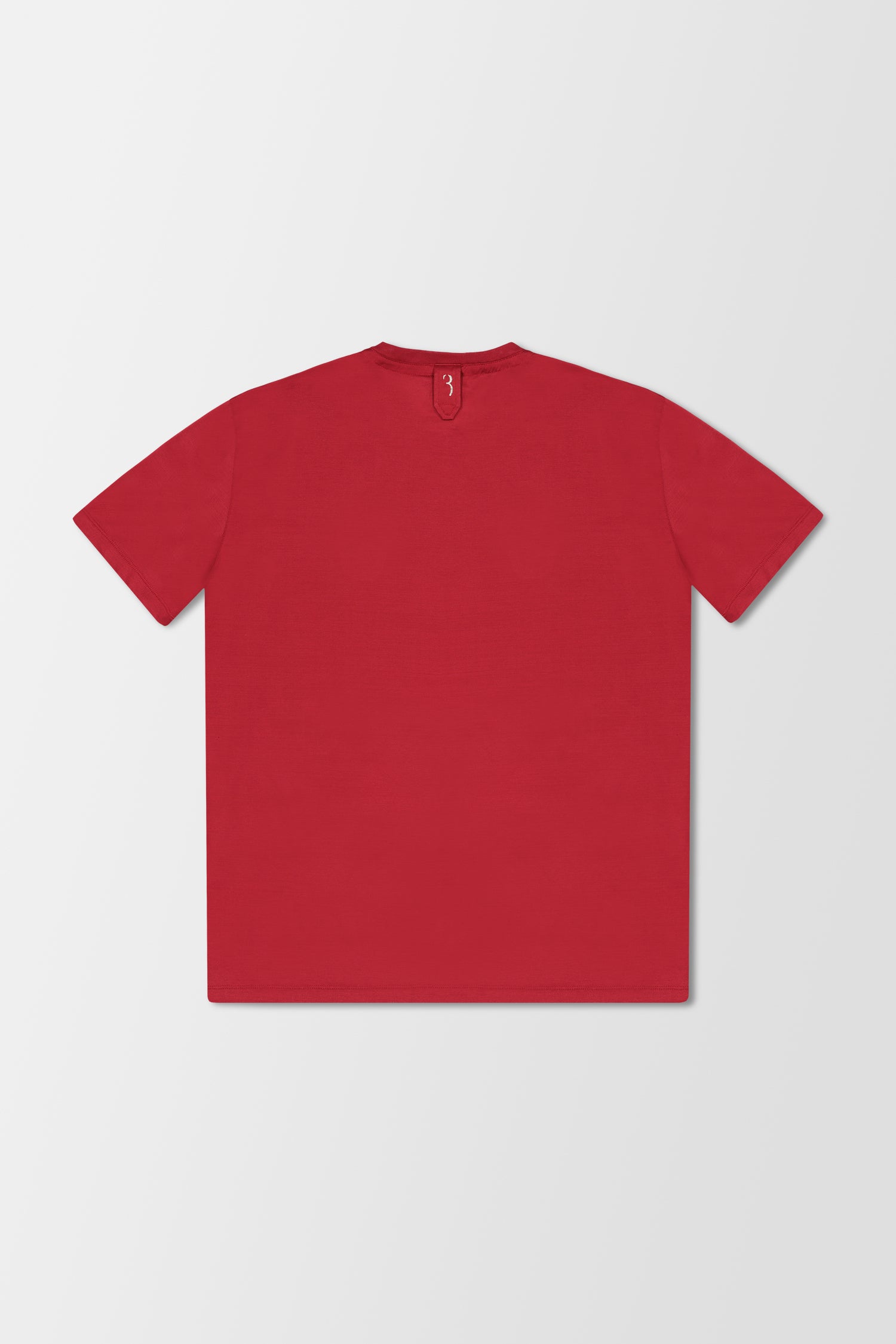 Billionaire Red SS Crest T-Shirt for Men - Premium Cotton Crew Neck Tee - Casual Wear, Street Style & Everyday Outfits