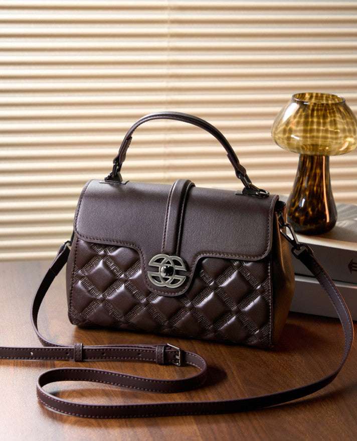 Soft Quilted Leather Purse for Women - Stylish Crossbody Handbag with Adjustable Strap - Perfect for Work, Travel & Everyday Use