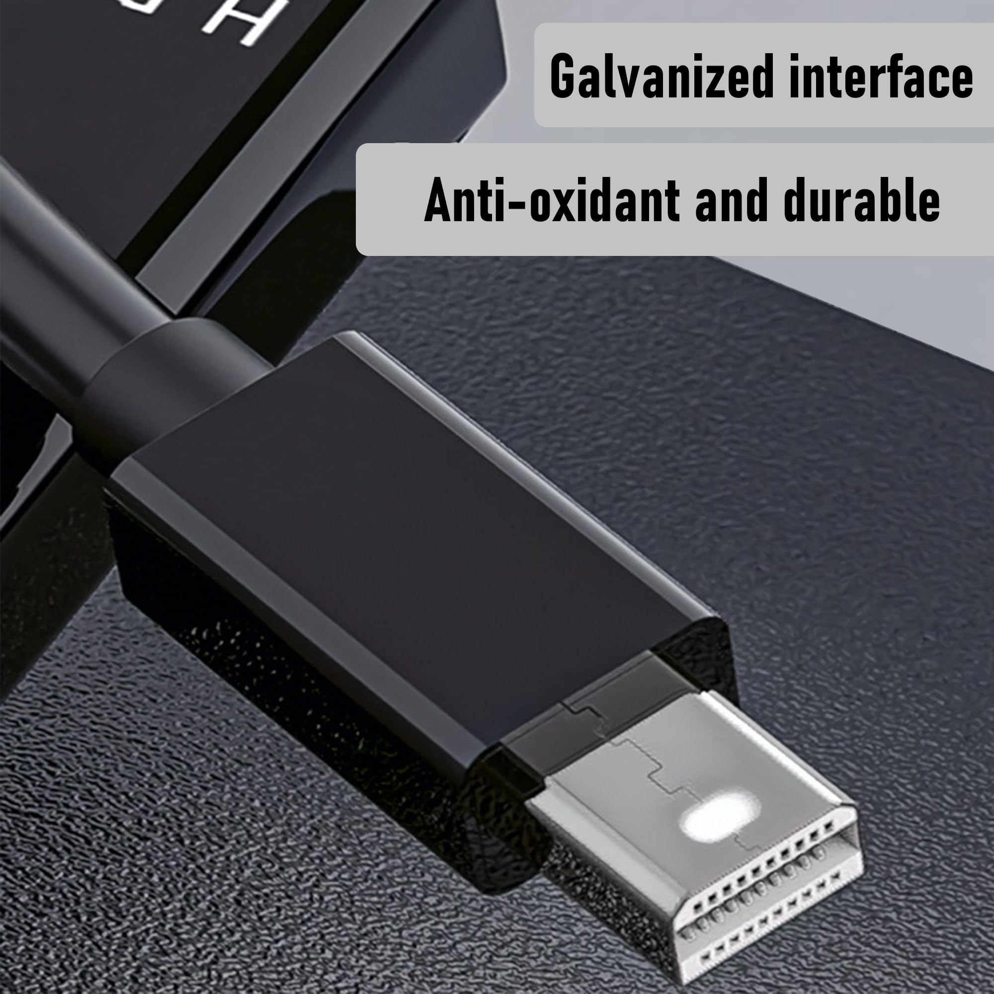 YOXITIXOY 4K Mini DisplayPort to HDMI Adapter - Compatible with MacBook Pro, Mac mini, MacBook Air, Microsoft Surface Pro | High-Speed Video Converter for Home Office, Gaming & Presentations
