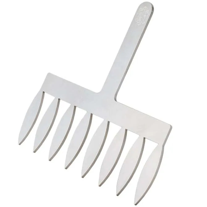 Frank Haasnoot Leaf Comb Chocolate Decorating Tool - Professional Pastry & Cake Decorating Kit for Chefs, Bakers & Home Use - Perfect for Chocolate Leaves, Desserts & Cake Designs