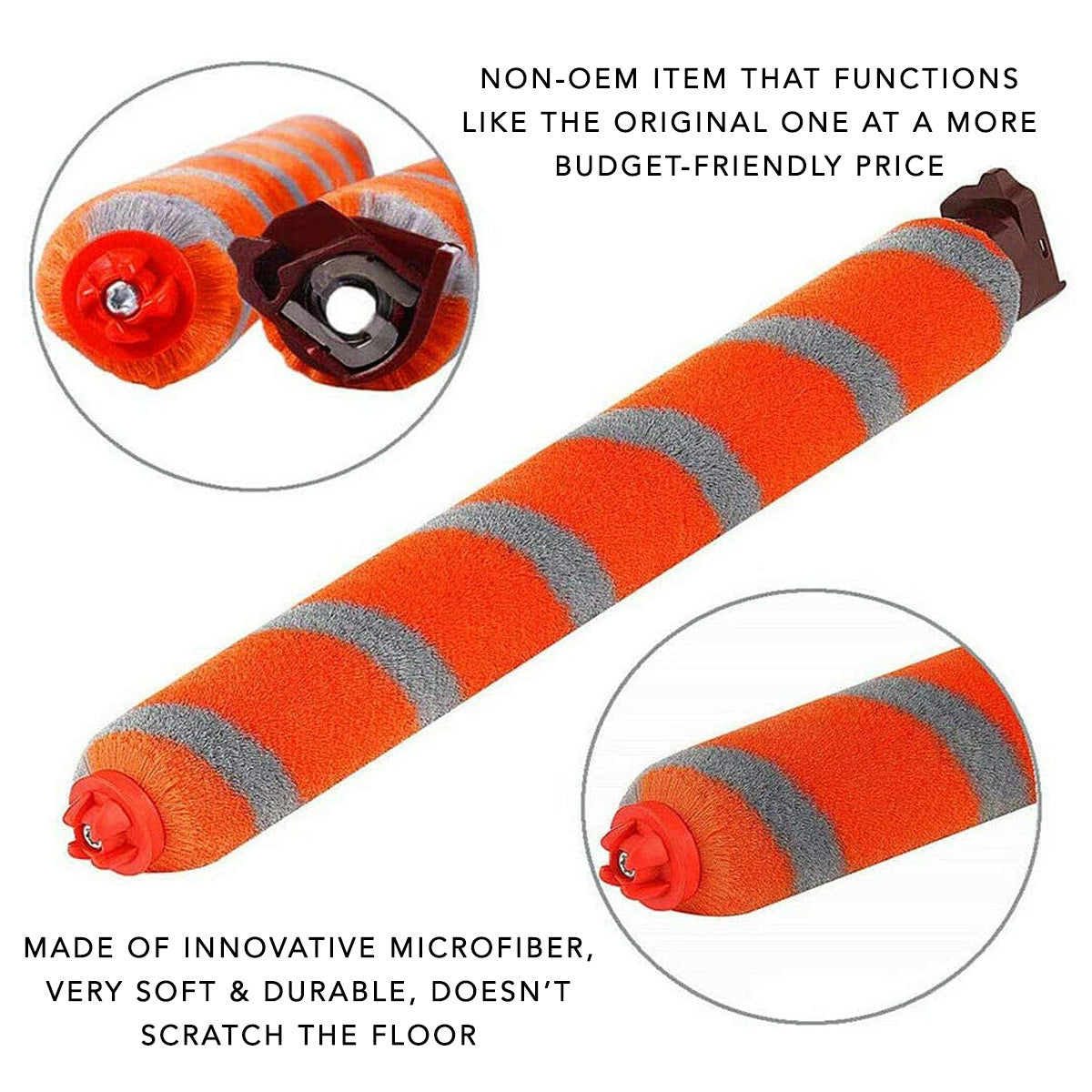 MaximalPower Replacement Roller Brush Compatible with Shark NV800 NV800W NV801 NV803 NV801Q NV803 UV810 HV380 HV381 HV382 HV383 HV384 HV384Q DuoClean Vacuum Cleaners - Perfect for Pet Hair, Hard Floors & Carpet Cleaning