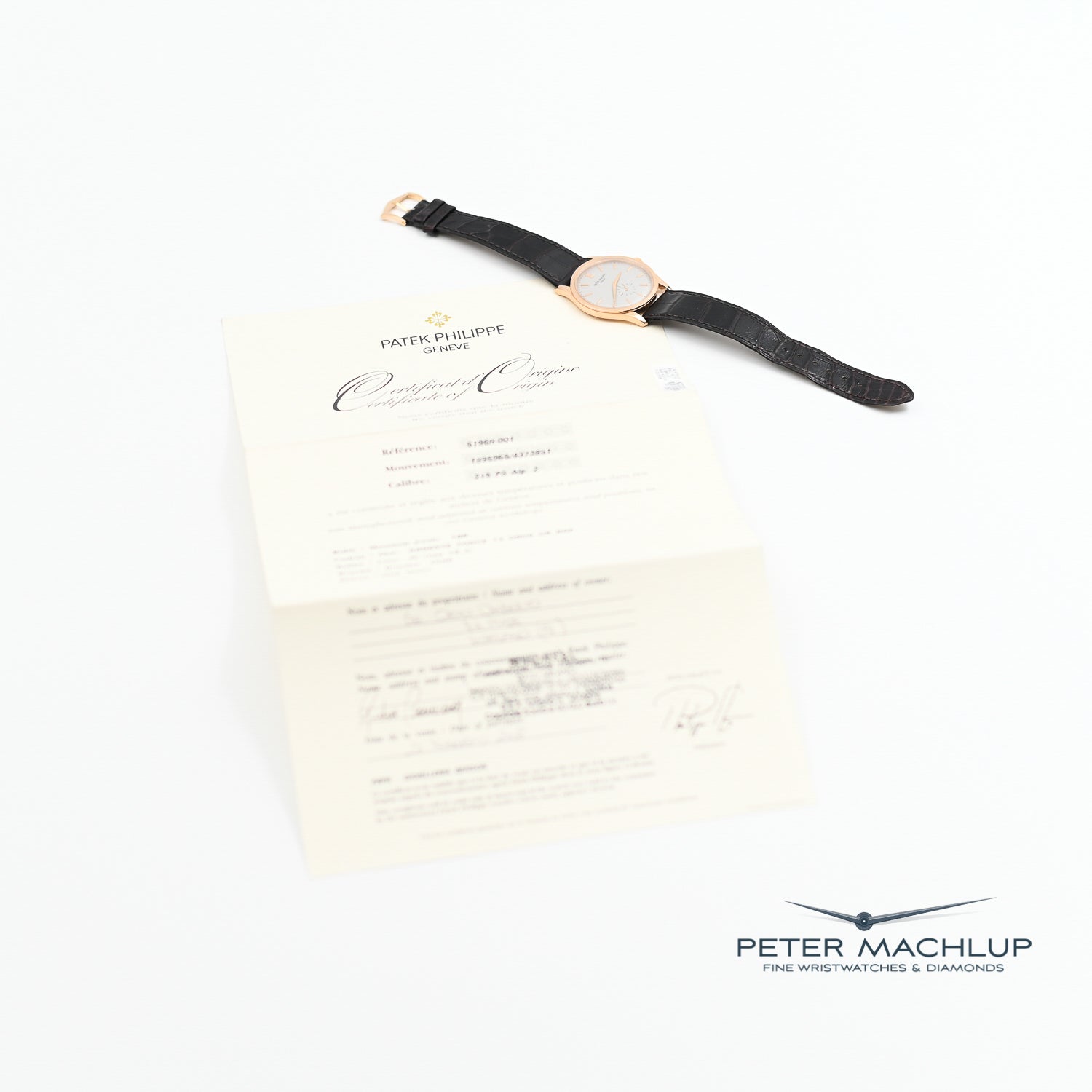 Patek Philippe Calatrava Small Seconds Men's Watch 18K White Gold - Luxury Dress Watch for Business & Formal Occasions
