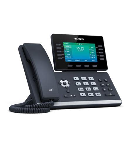 Yealink T54W IP Phone with Power Adapter - Business VoIP Desk Phone, HD Voice, 4.3