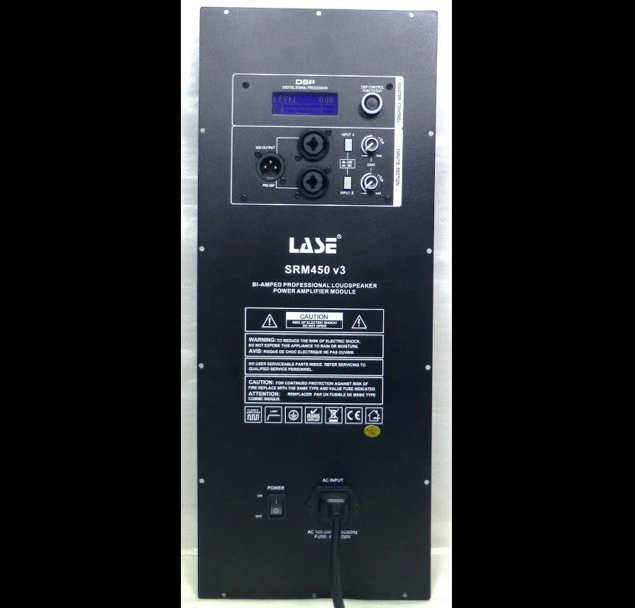 Mackie SRM 450 V3 Powered Speaker Replacement Amplifier Module with DSP - Compatible with Mackie SRM450 V3 PA System - Perfect for Live Performances, DJ Gigs & Studio Monitoring