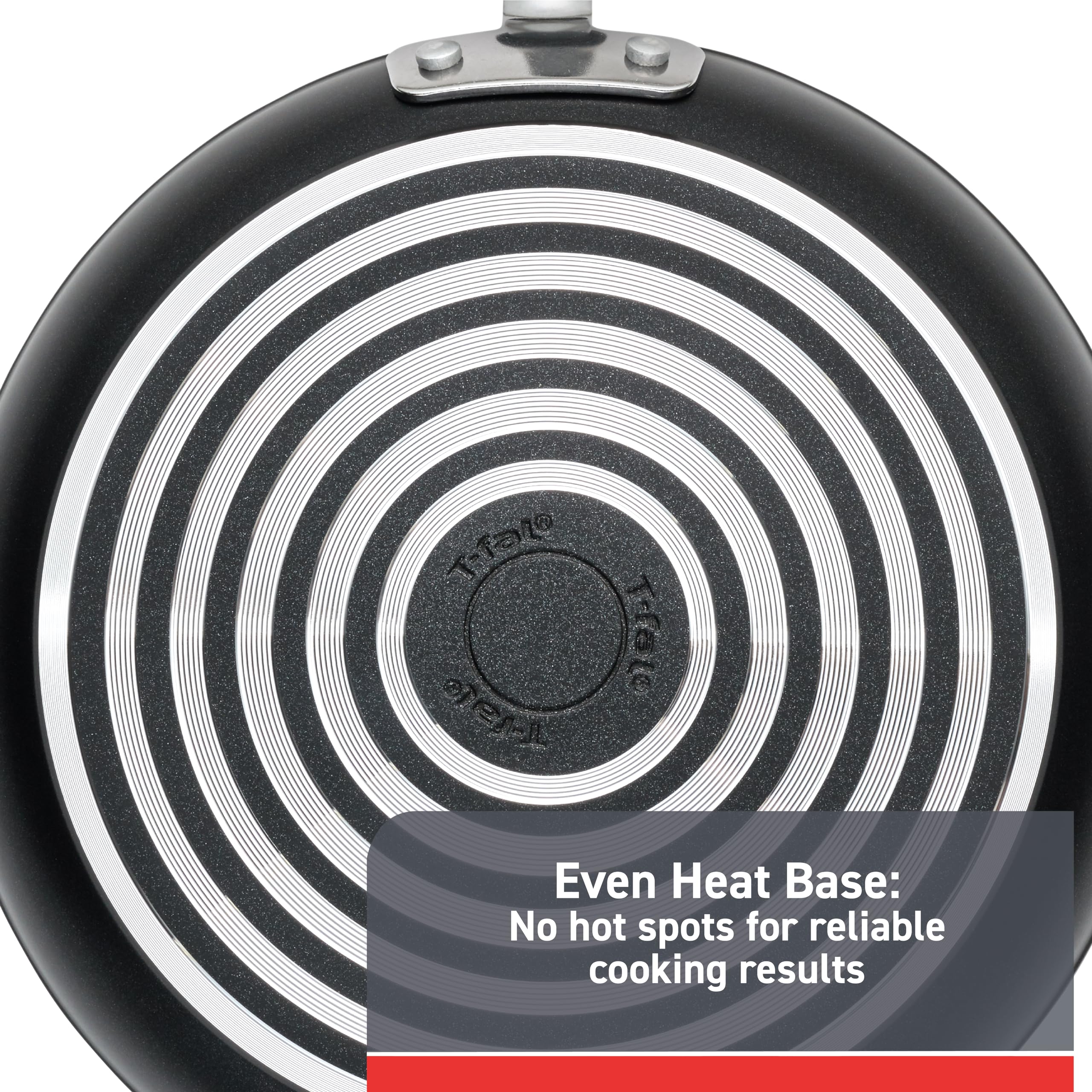 T-fal Advanced Nonstick Fry Pan 12 Inch - Oven & Broiler Safe to 350°F - Black Skillet for Eggs, Omelets & Cooking - Dishwasher Safe Non-Stick Frying Pan for Home Kitchen - Perfect for Breakfast, Stir Fry & Everyday Meals