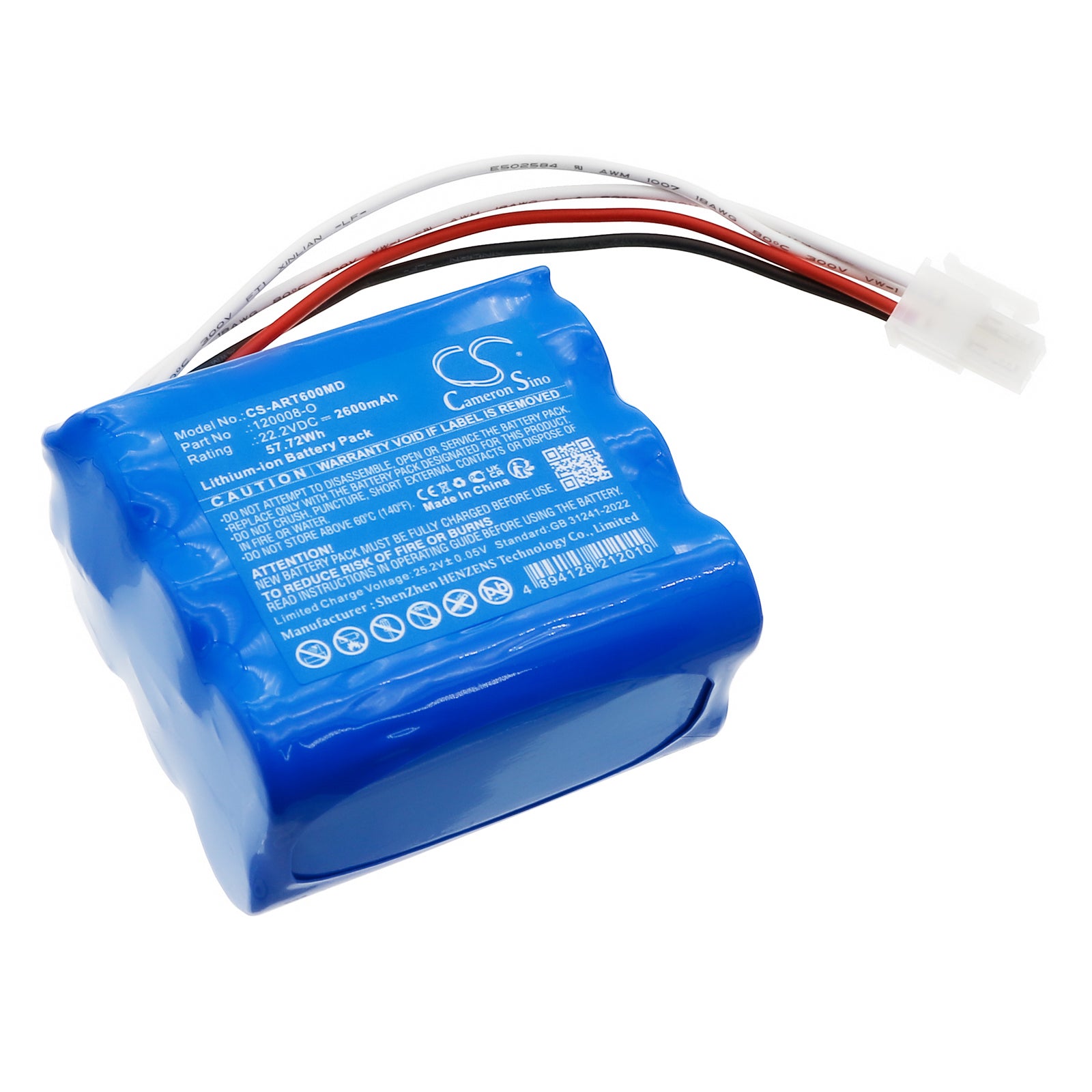 Air Liquide T60 Respirator Medical Replacement Battery - Compatible with Air Liquide T60 Respirators - Long Lasting Power for Medical & Industrial Use
