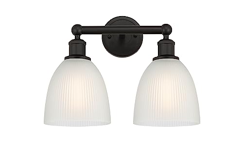 Innovations Lighting Castile 2-Light Bathroom Vanity Light - Industrial Style, 11.5