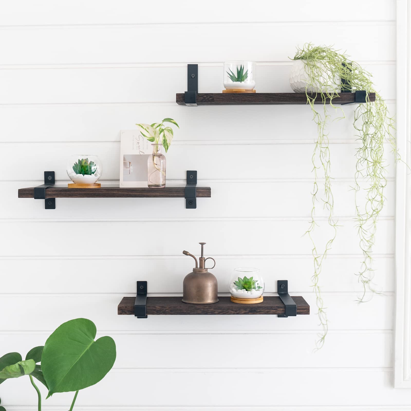 Artificial Potted Plants for Home Decor - Modern Fake Green Plants in Pots for Indoor Office Desk, Living Room, Bedroom & Bathroom Decor - Perfect Gift for Women
