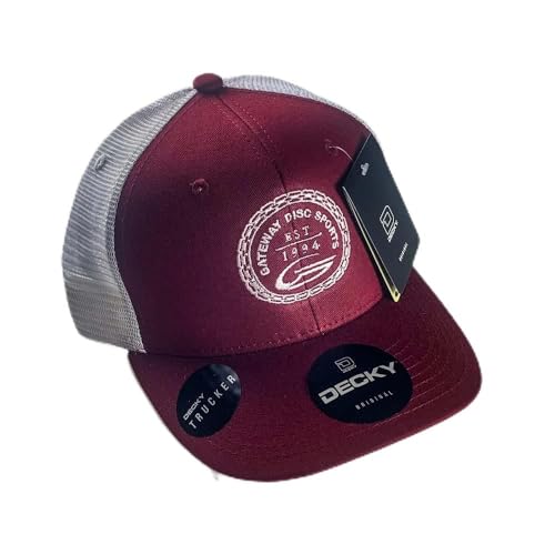 Burgundy / White