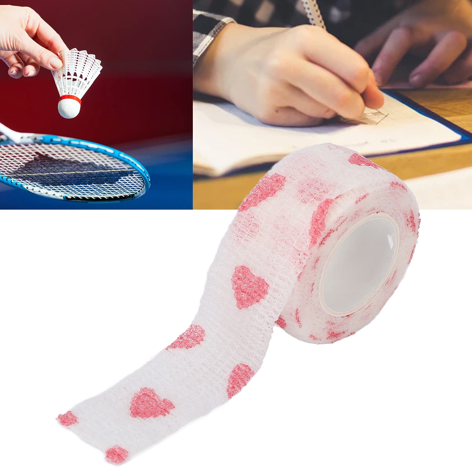 Self-Adhesive Bandage Wrap - Stretch Non-Woven Elastic Tape for Sports, Wrist & Finger Support - Adjustable Athletic Wrap for Injury Prevention & Recovery
