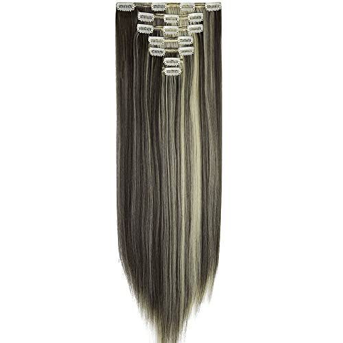 Dark Brown Mix Bleach Blonde