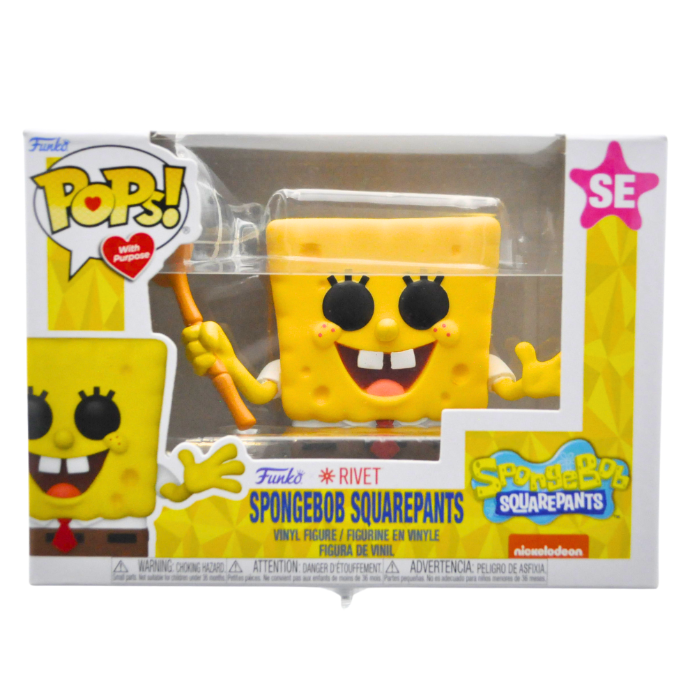 Funko Pop! Spongebob Squarepants Jellyfishing Vinyl Figure - Collectible Toy for Spongebob Fans - Perfect for Home Decor, Office Display, and Gift Giving
