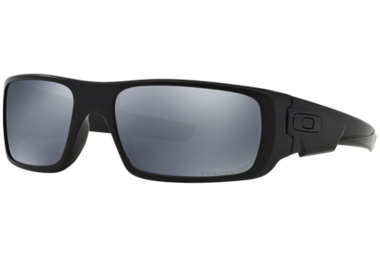 Black Frame Sunglasses with Black Iridium Polarized Lenses (60MM) - UV Protection for Outdoor Sports, Driving & Beach Activities