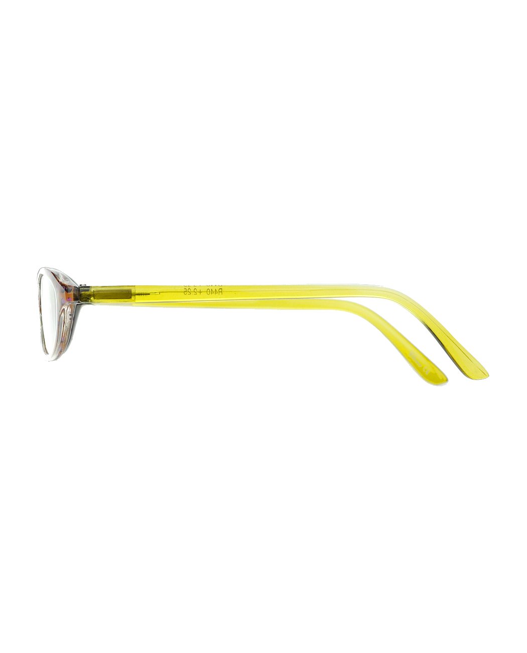 NYFASHION101 Solid Color Oval Reading Glasses for Women & Men - Fashionable Arm Bubble Design for Daily Use