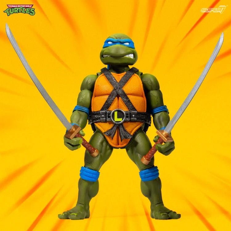 Teenage Mutant Ninja Turtles ULTIMATES! Leonardo Action Figure - Collectible TMNT Toy for Kids & Adults - Perfect for Display, Play & Gifts