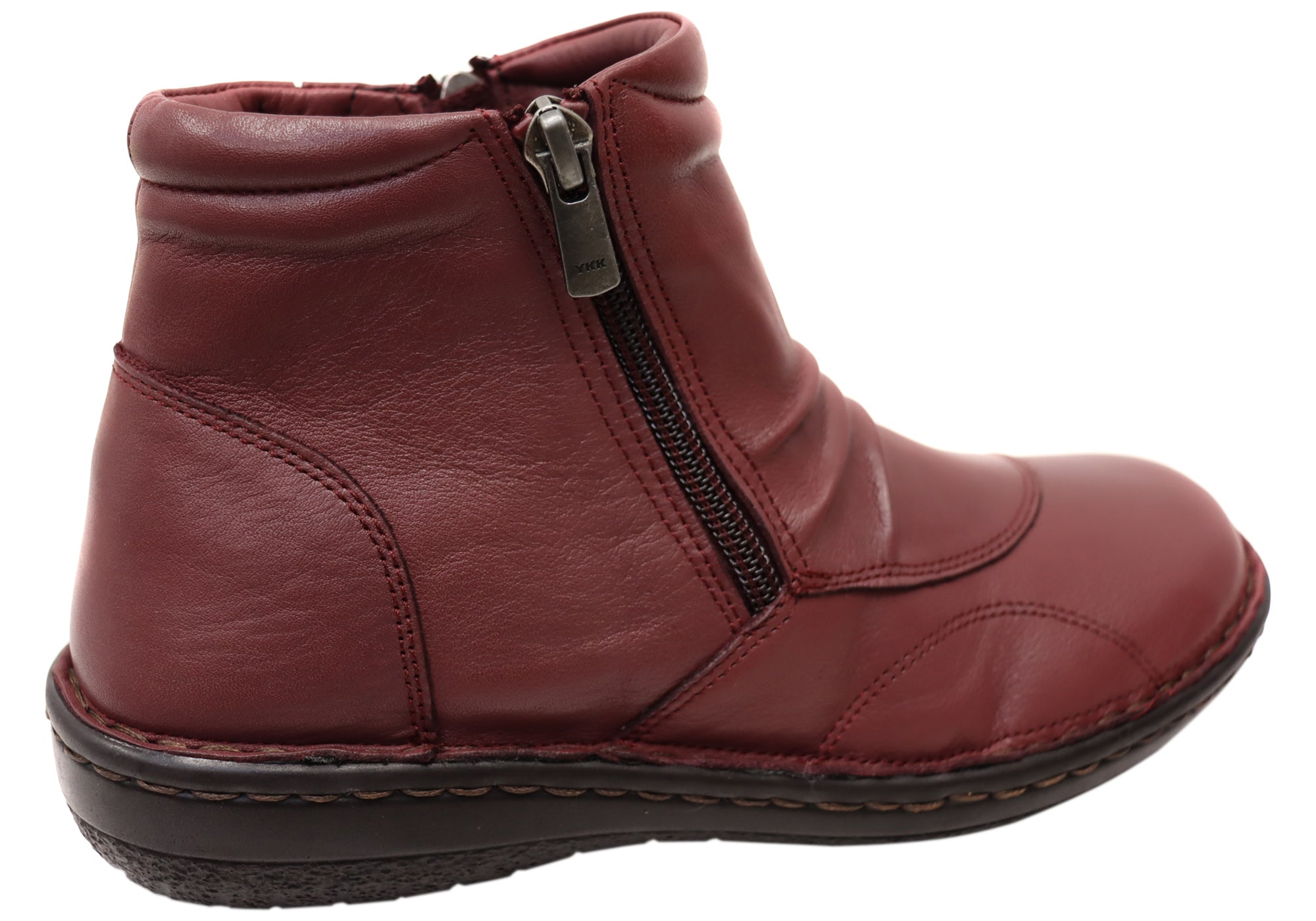 Orizonte Talun Women's European Comfortable Leather Ankle Boots - Stylish & Soft for Walking, Work & Casual Outfits