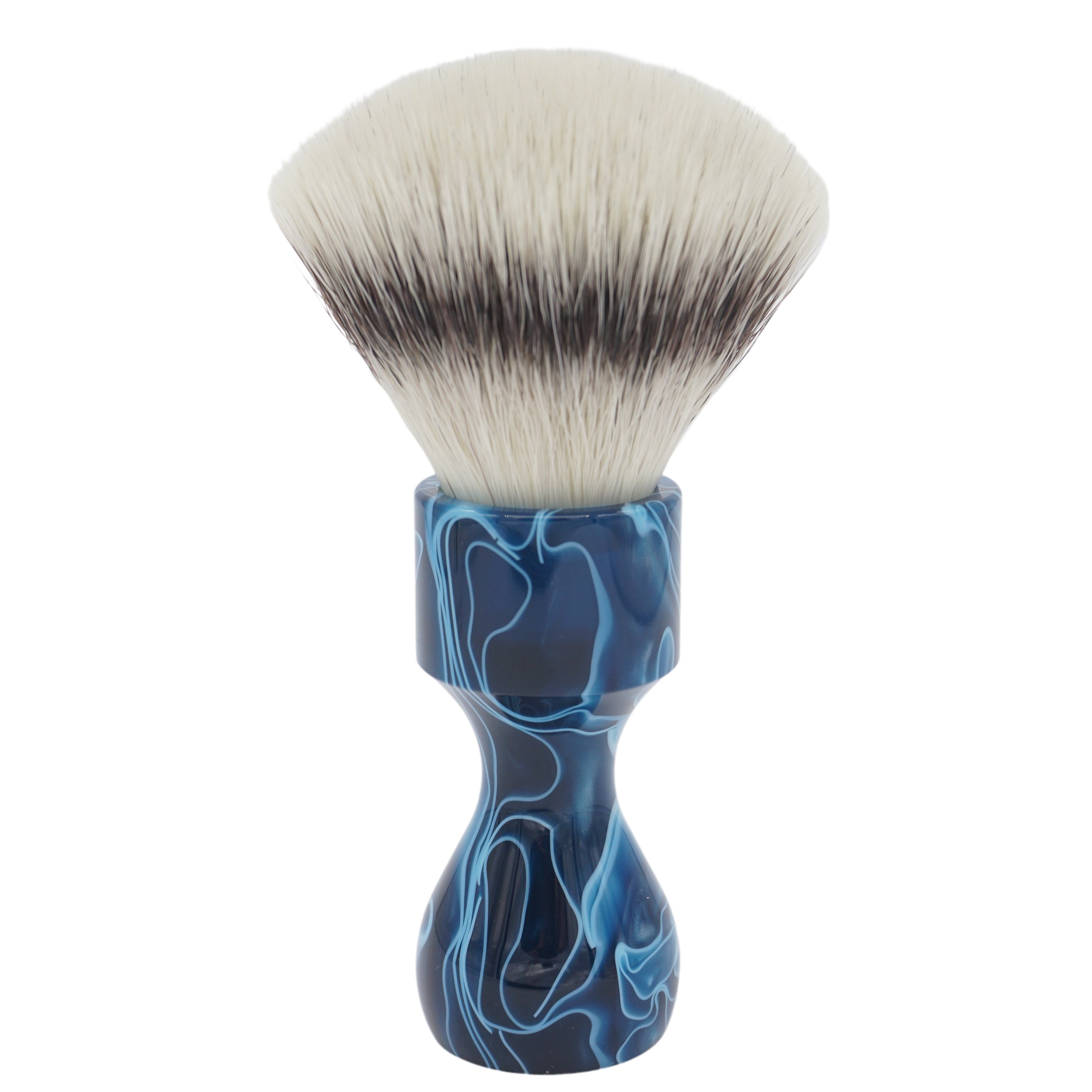 AP Shave Co. 26mm Titanium Fan Synthetic Shaving Brush for Men - Premium Wet Shaving & Grooming Tool for Sensitive Skin - Perfect for Travel & Daily Shaving Routine
