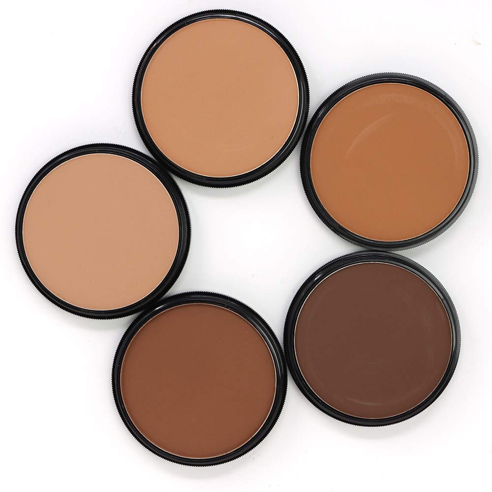 Mehron Makeup All-Pro StarBlend Cake Kit (Dark) - Professional Stage & Special FX Makeup for Theater, Cosplay & Halloween