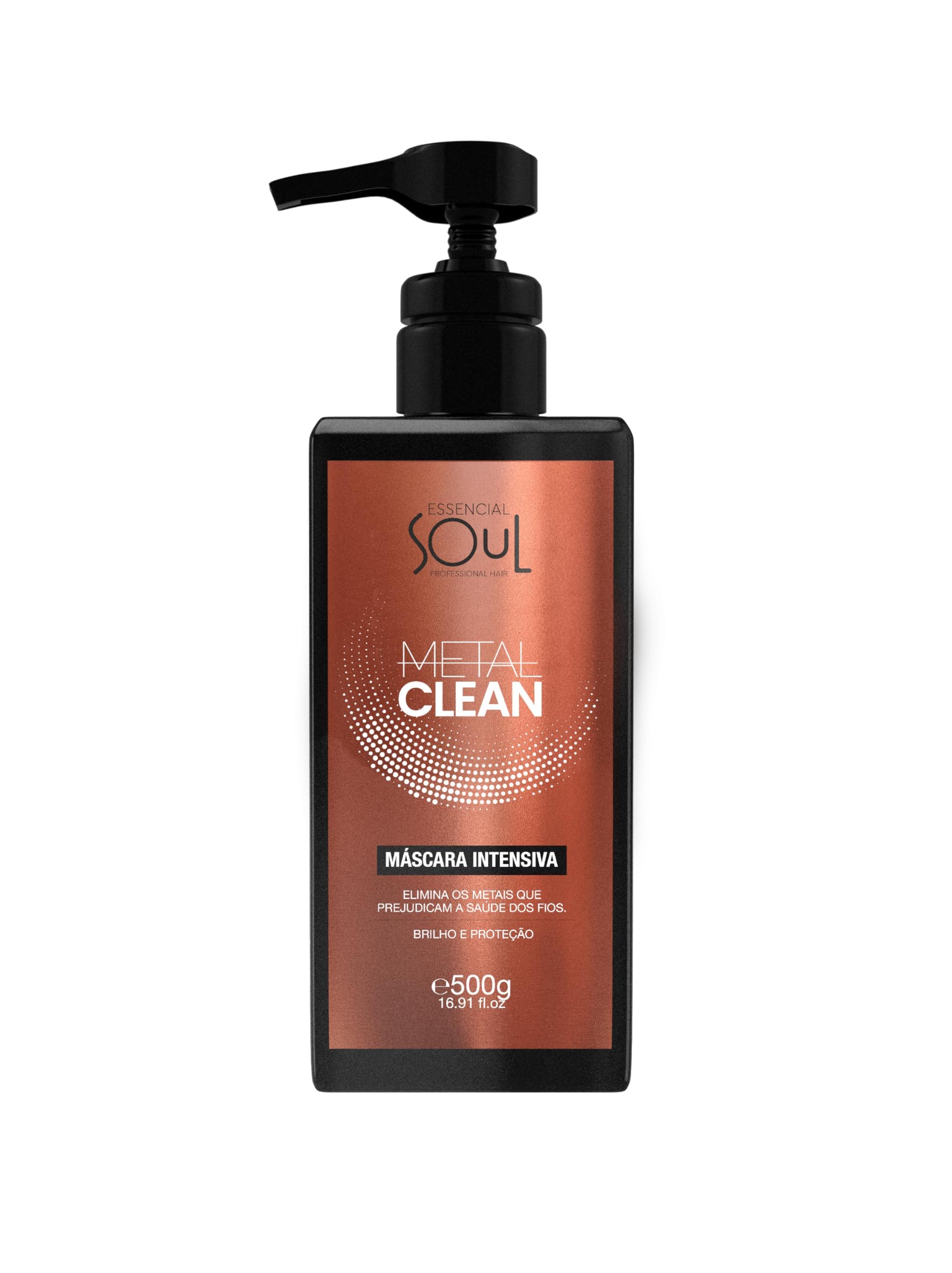Professional Metal Clean Hair Care Set - Shampoo & Intensive Mask (500ml) for Damaged Hair Repair & Shine Restoration - Salon Quality Treatment for Dry, Frizzy & Color-Treated Hair at Home