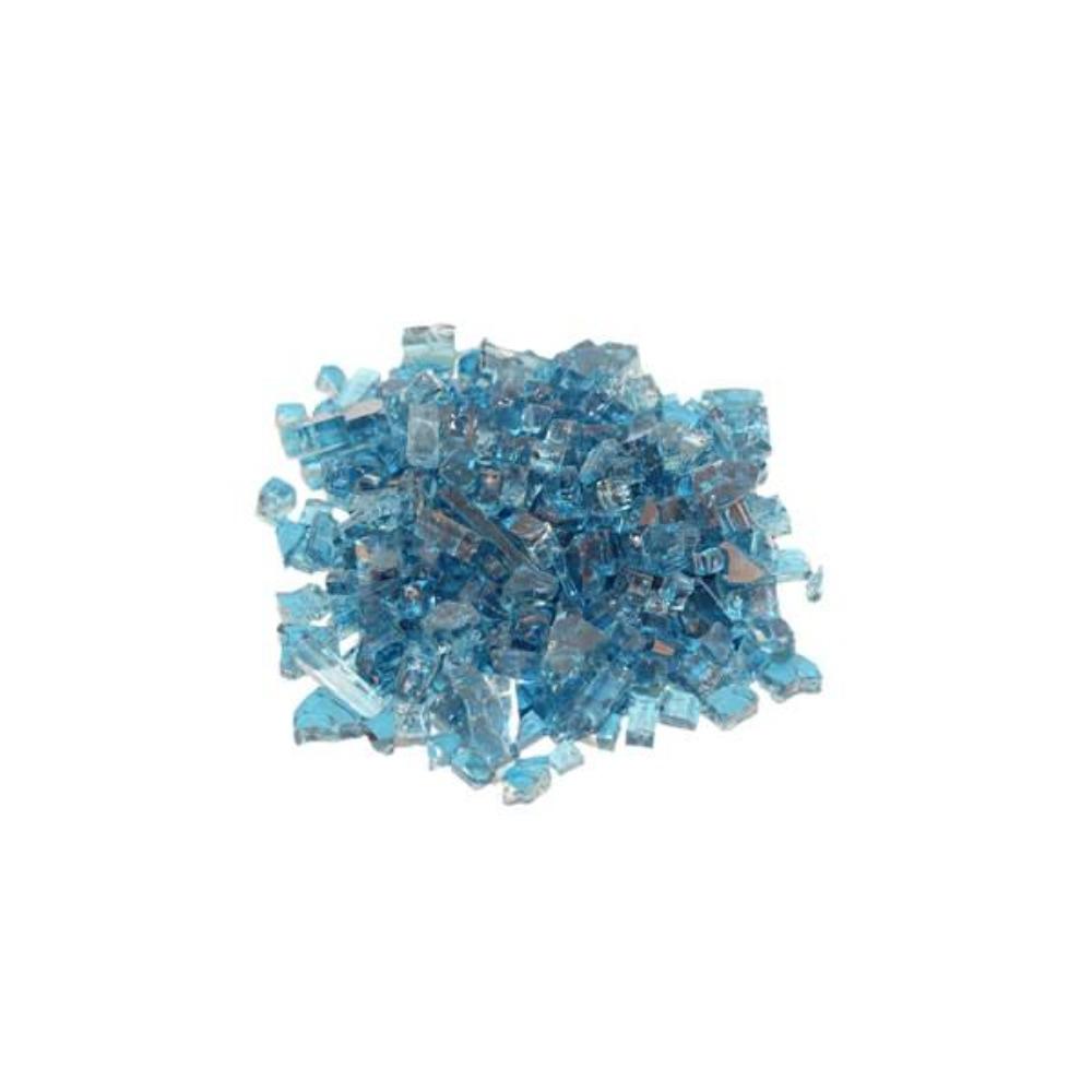 Premium Real Fyre Fire Glass Crystals - 10lbs Reflective Fire Pit Media for Gas Fireplaces & Fire Pits - Enhance Outdoor/Indoor Ambiance for Patio, Backyard & Living Room Decor