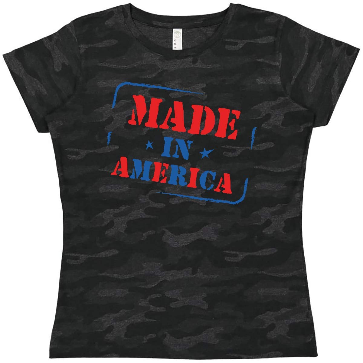 Inktastic Made in USA Women's T-Shirt | Soft Cotton Casual Tee for Everyday Wear | Perfect for Work, Gym & Weekend Outfits