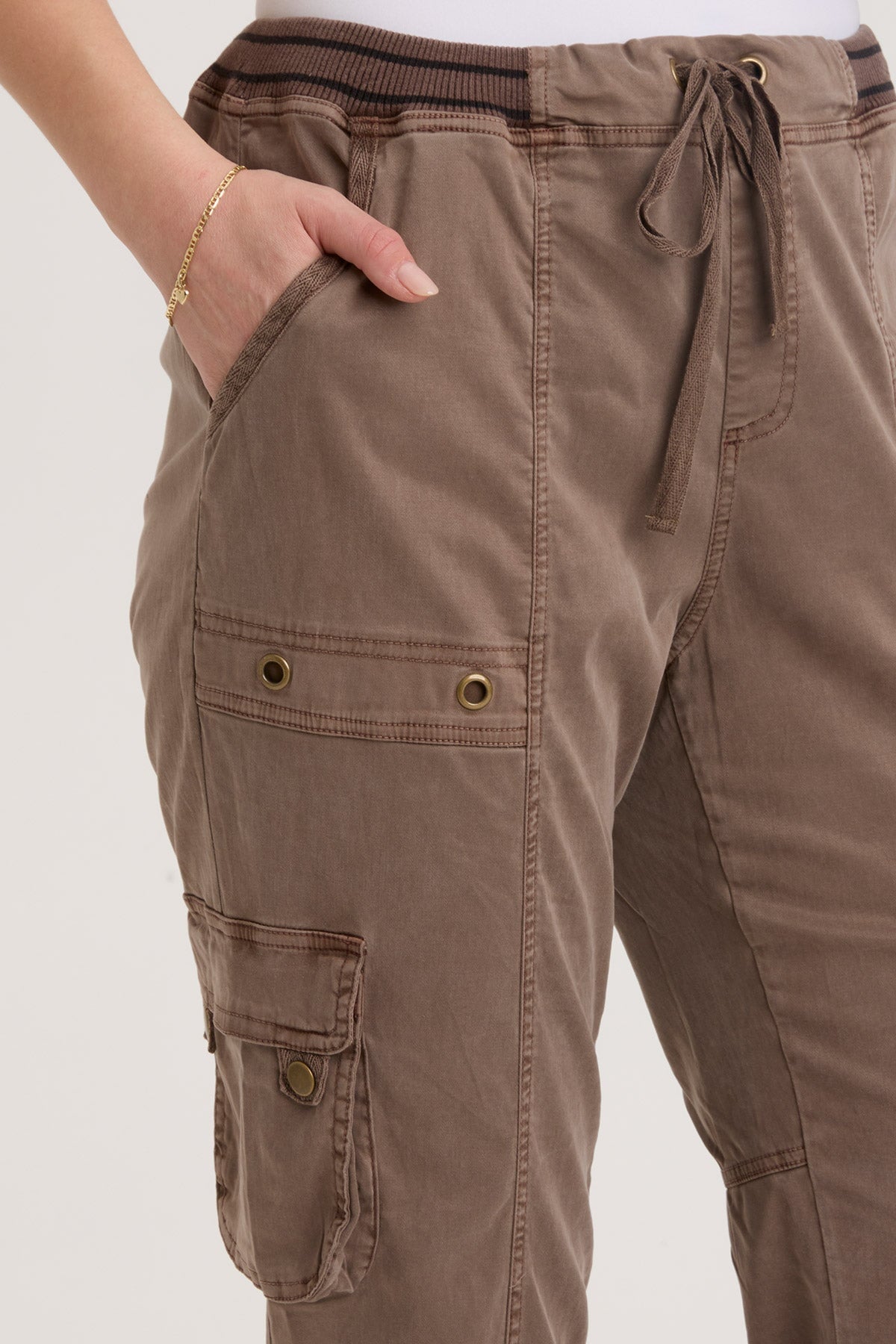 Maxime High Waist Banded Pants for Women - Stretchy Comfort Fit Wide Leg Trousers - Perfect for Work, Office, and Casual Wear