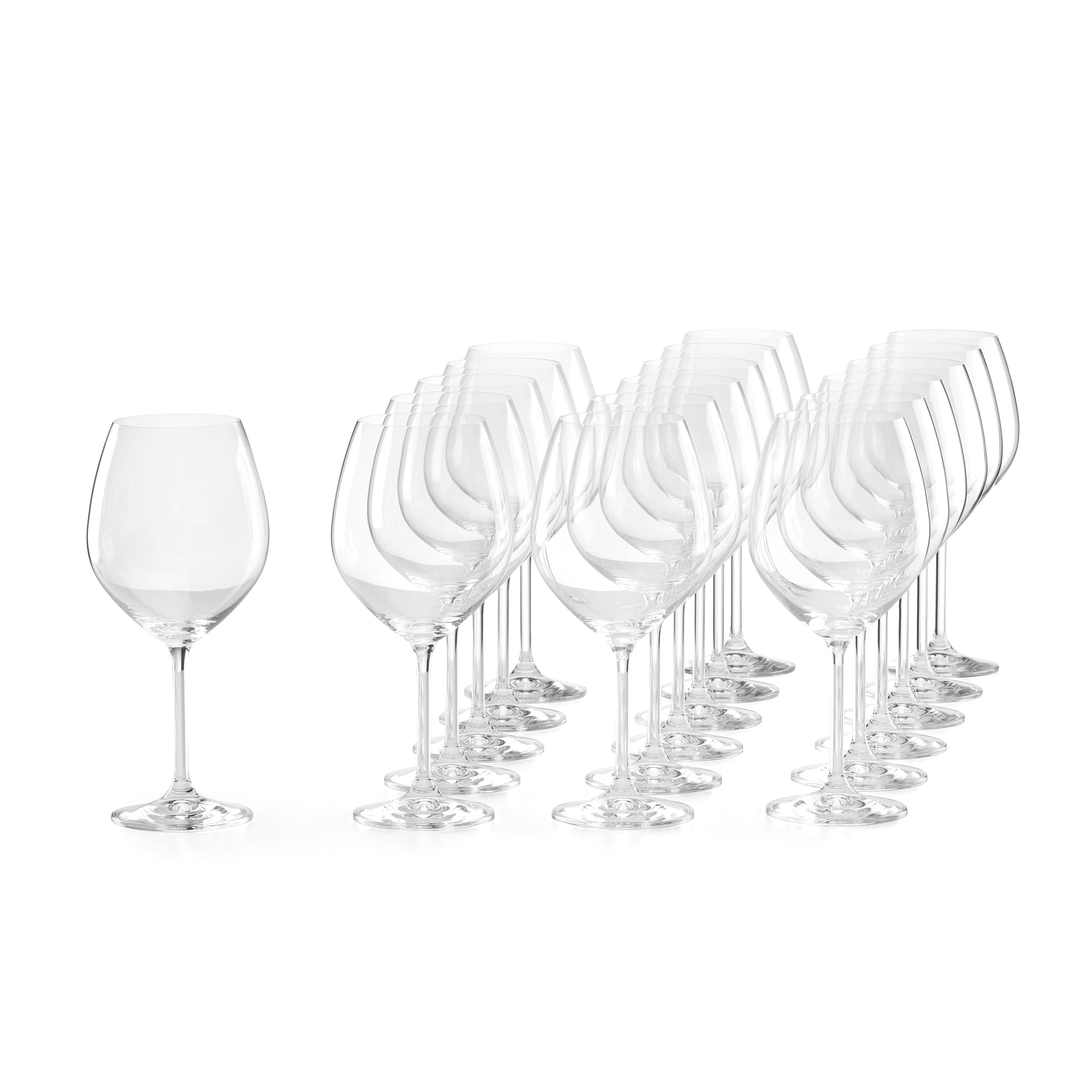 Premium Tuscany Red Wine Glasses Set - 18-Piece Elegant Stemware for Fine Dining & Entertaining - Perfect for Italian Wines, Dinner Parties & Special Occasions