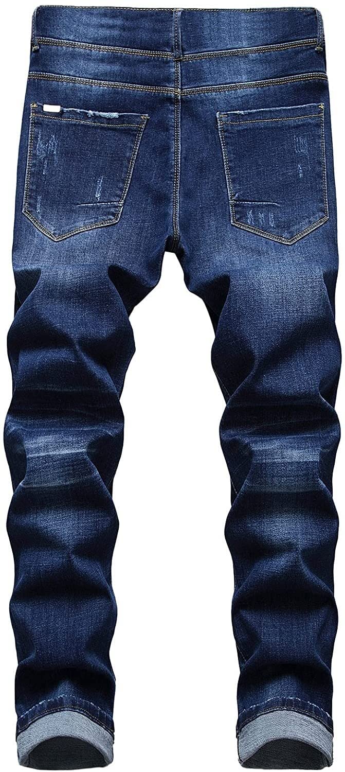 Stylish Men's Hip Hop Jeans - Straight Fit Denim Pants for Casual Wear | Perfect for Street Style, Daily Outfits & Urban Fashion