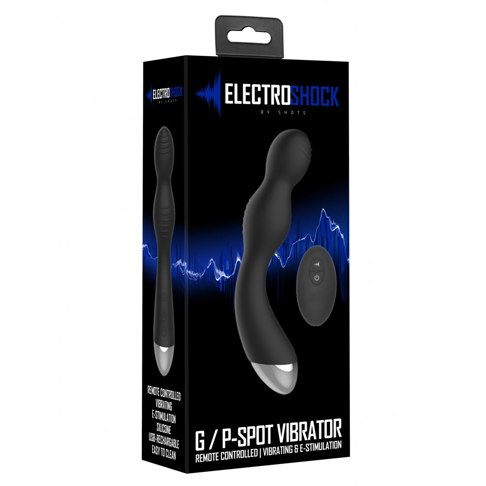 ElectroShock Remote Control E-Stim G Spot & P Spot Vibrator for Couples - Powerful Rechargeable Adult Toy for Enhanced Pleasure & Sensual Play