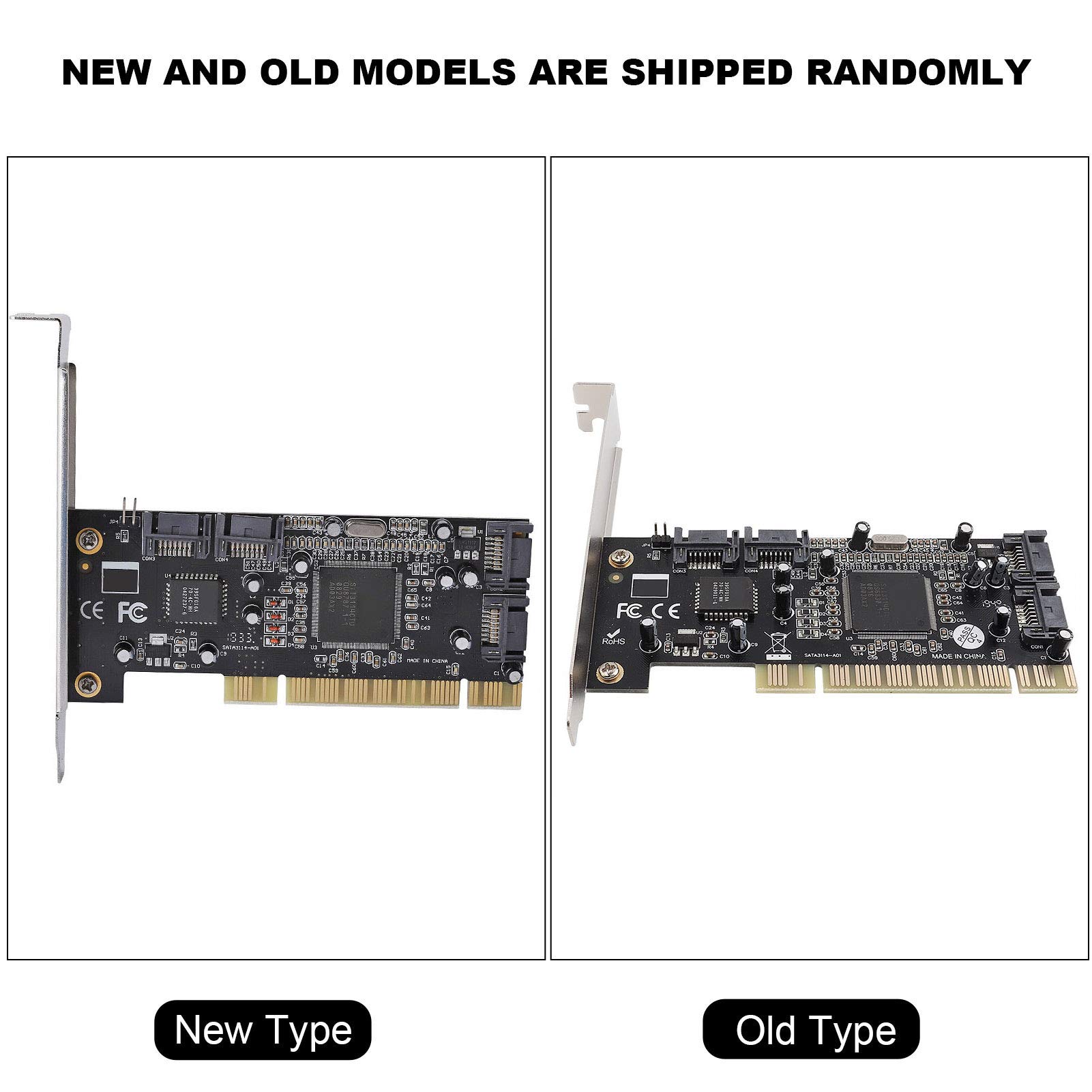 Dpofirs 4 Port SATA PCIe 3.0 X1 Controller Card - Supports 4 HDD/SSD Drives, PCI Express to SATA 1.5Gbps Adapter with Sil3114 Chipset & RAID Support for Windows Vista/Linux - Perfect for PC Builds, Data Storage Expansion, and Server Upgrades