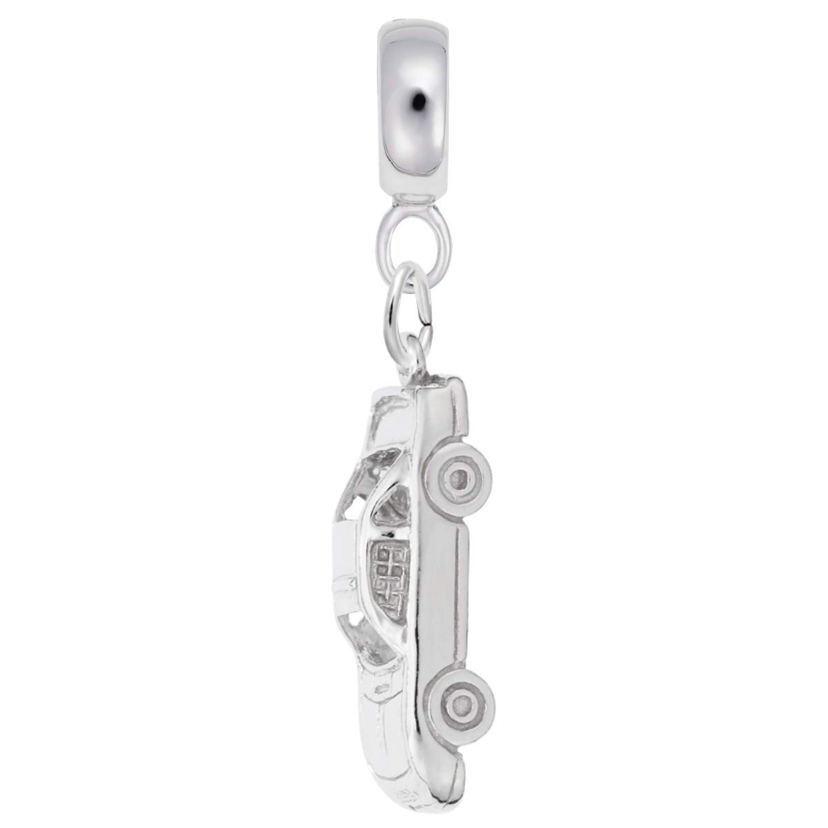 Racecar Charm Beads for Bracelets & Necklaces - Dangle Jewelry Making Supplies for DIY Crafts & Gifts - Perfect for Kids, Teens & Car Enthusiasts