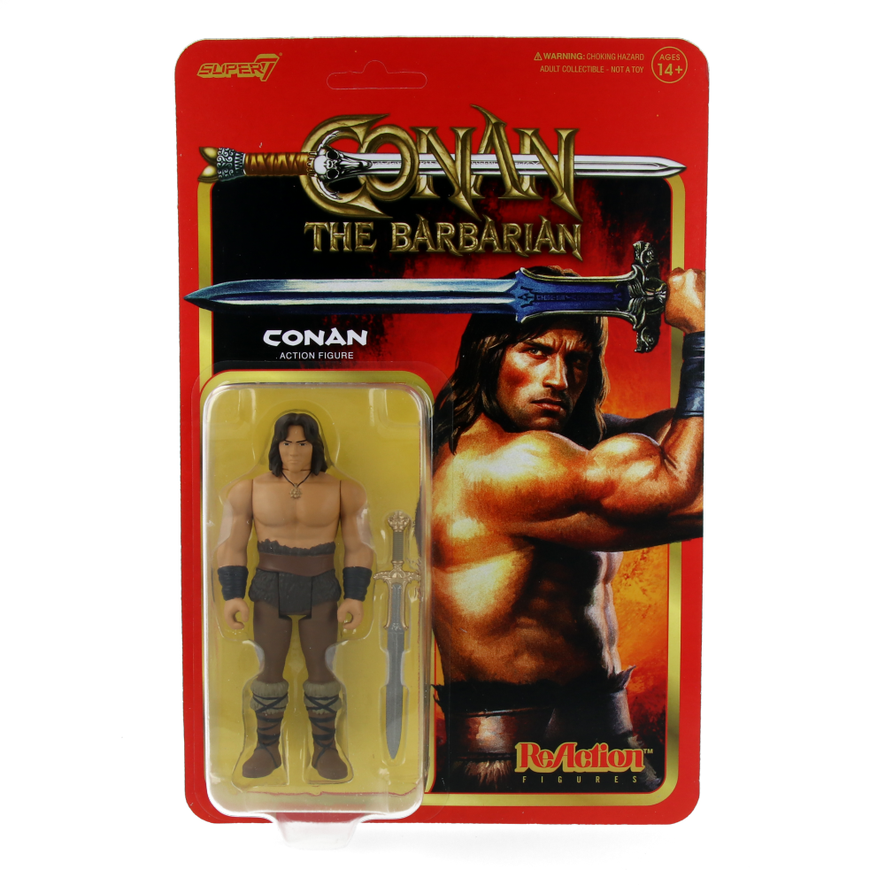 Conan the Barbarian ReAction Figure - Collectible Action Figure for Fans & Collectors | Perfect for Display, Gifts, and Role-Playing Scenes