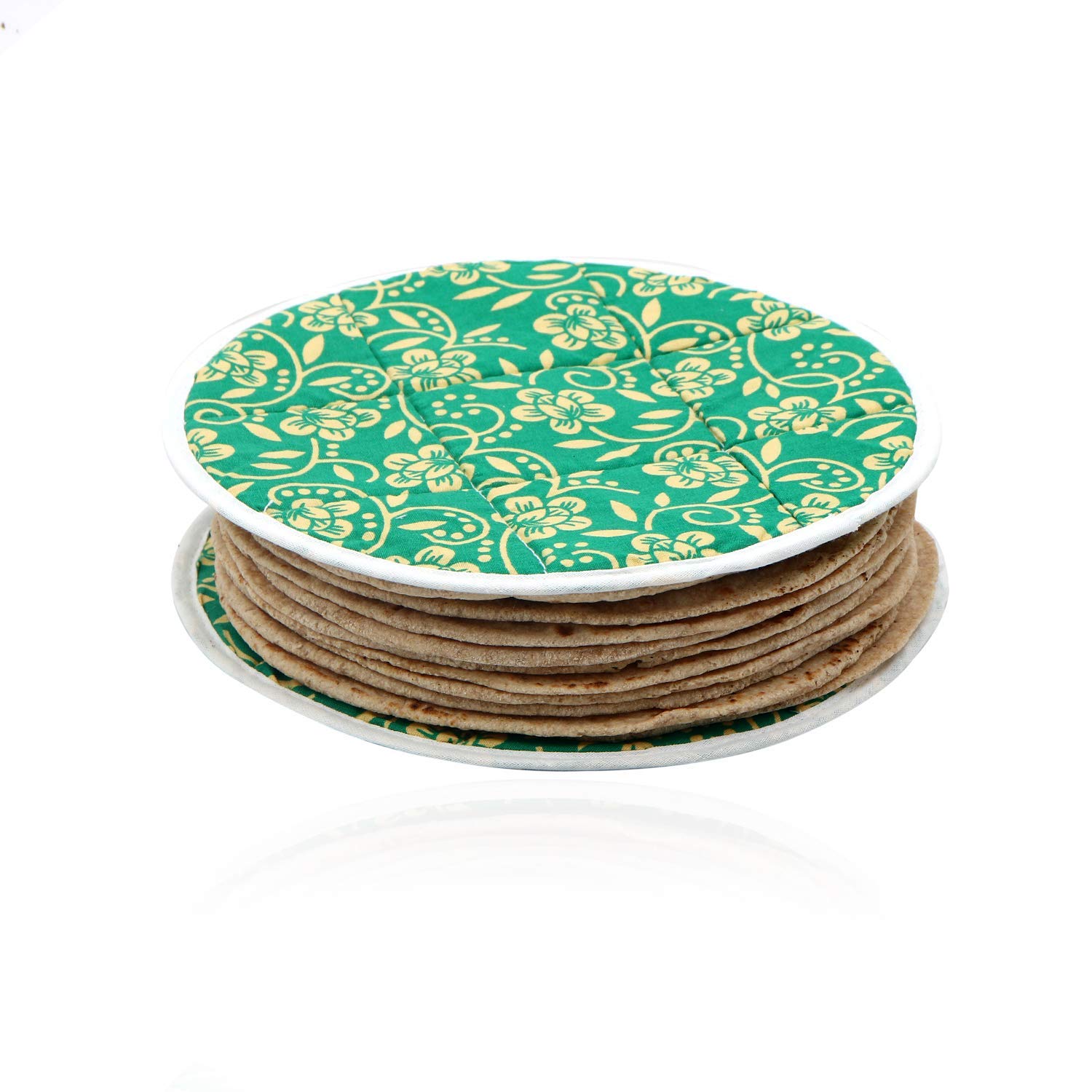 Premium 400 GSM Cotton Round Roti Cloth Wrap - Traditional Chapati Cover & Kitchen Napkin Set (1 Piece, Multicolor) | Perfect for Indian Bread Storage, Picnics & Traditional Cooking