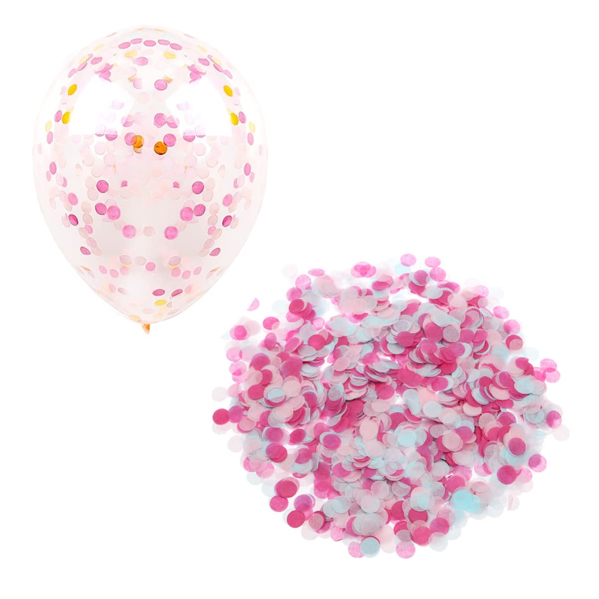 Toddmomy Rose Gold & Blue Confetti Glitter Tissue Decor for Weddings, Birthdays, Parties - Balloons, Roses & Accessories for Party Decorations & Celebrations