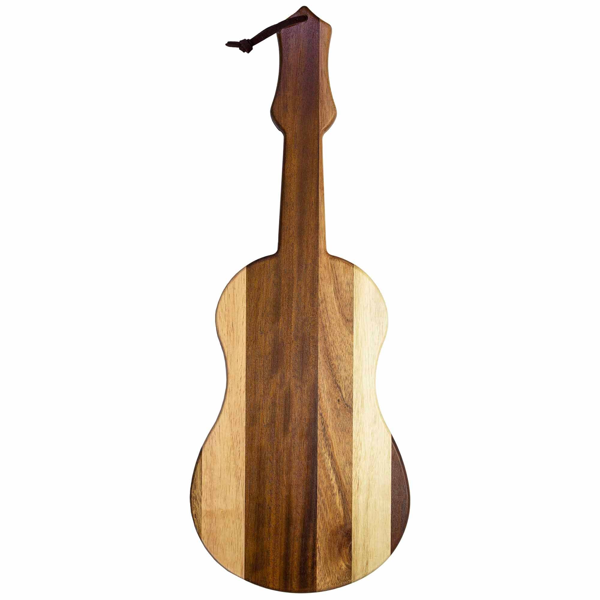 Rock & Branch® Shiplap Series Ukulele Shaped Wooden Cutting Board - Perfect for Kitchen, Charcuterie Boards, and Unique Gift Ideas