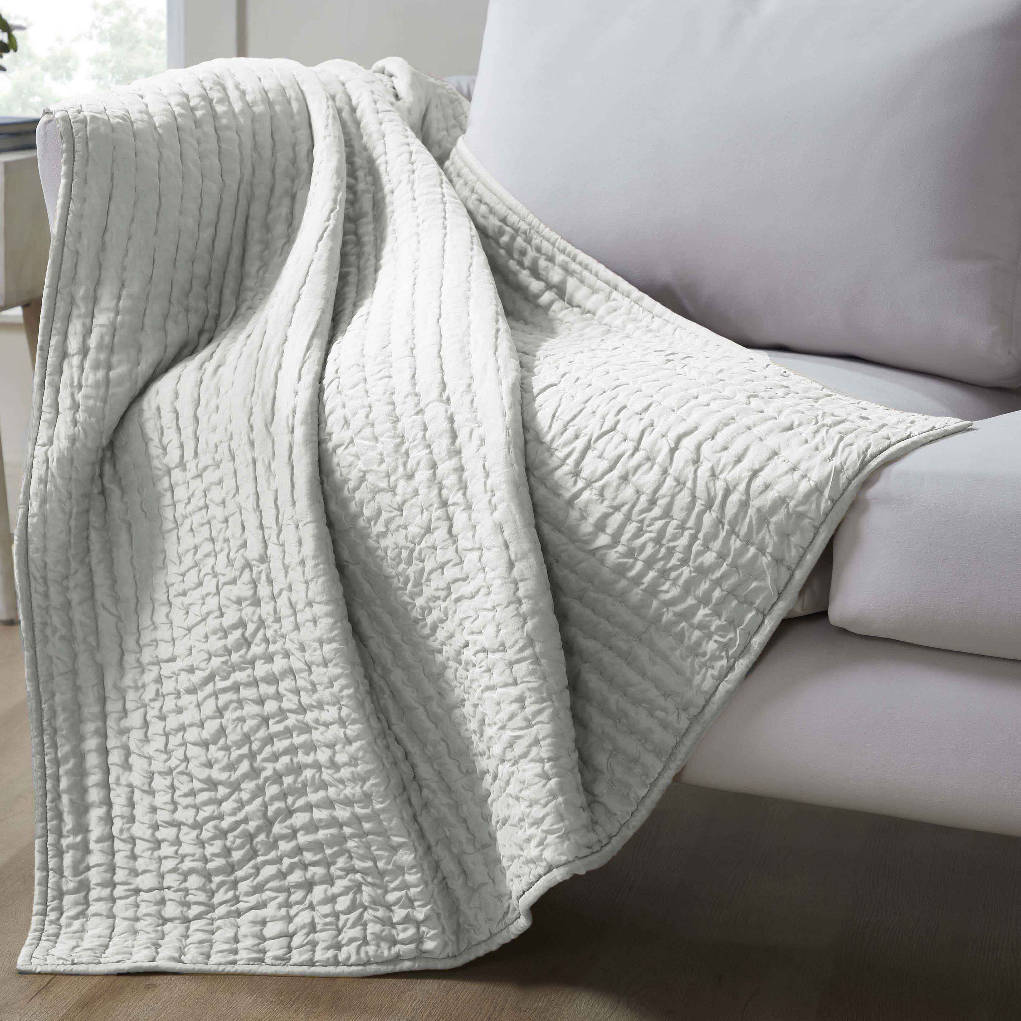 Bella 100% Pure Silk Pick Stitch Medium Weight Quilt & Sham Set - Queen Size Luxury Bedding for Elegant Bedroom Decor & Cozy Sleep