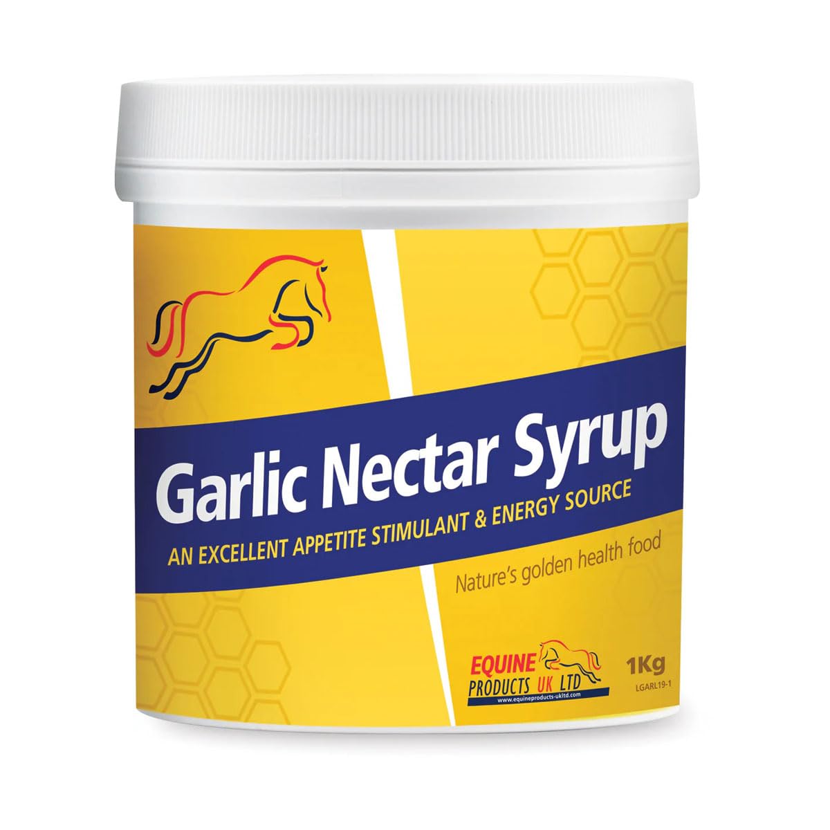 Premium Garlic Honey Horse Supplement - 1 Kg for Immune Support & Respiratory Health | Ideal for Performance Horses & Equine Wellness