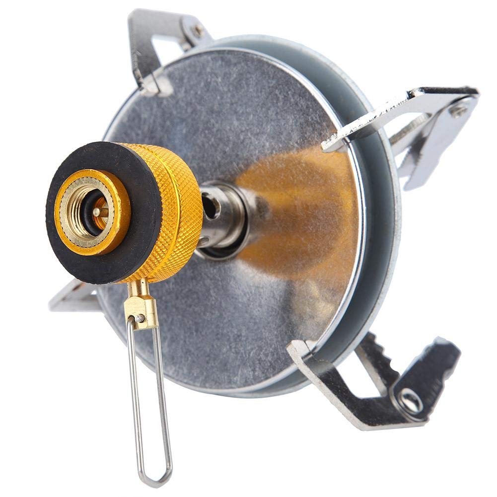Portable Titanium Camping Stove - Lightweight Picnic & Hiking Stove with Bag for Outdoor Adventures