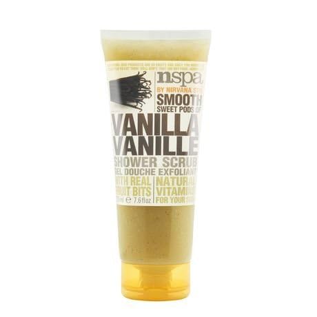 Vanilla Fruit Extracts Exfoliating Shower Scrub - Natural Body Scrub for Smooth Skin - Perfect for Dry Skin & Post-Workout Refreshment