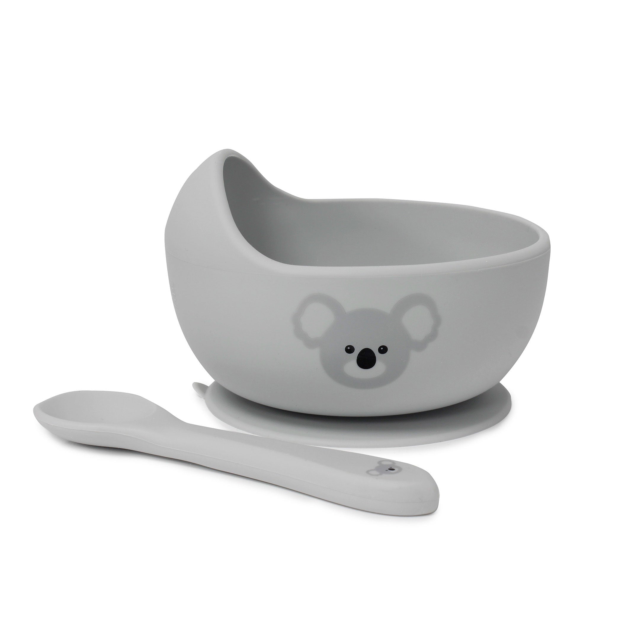 Aussie Animals 'Koala' 5-Piece Silicone Feeding Set - Perfect Baby Shower Gift for New Parents | BPA-Free, Dishwasher Safe Baby Utensils for Easy Mealtime