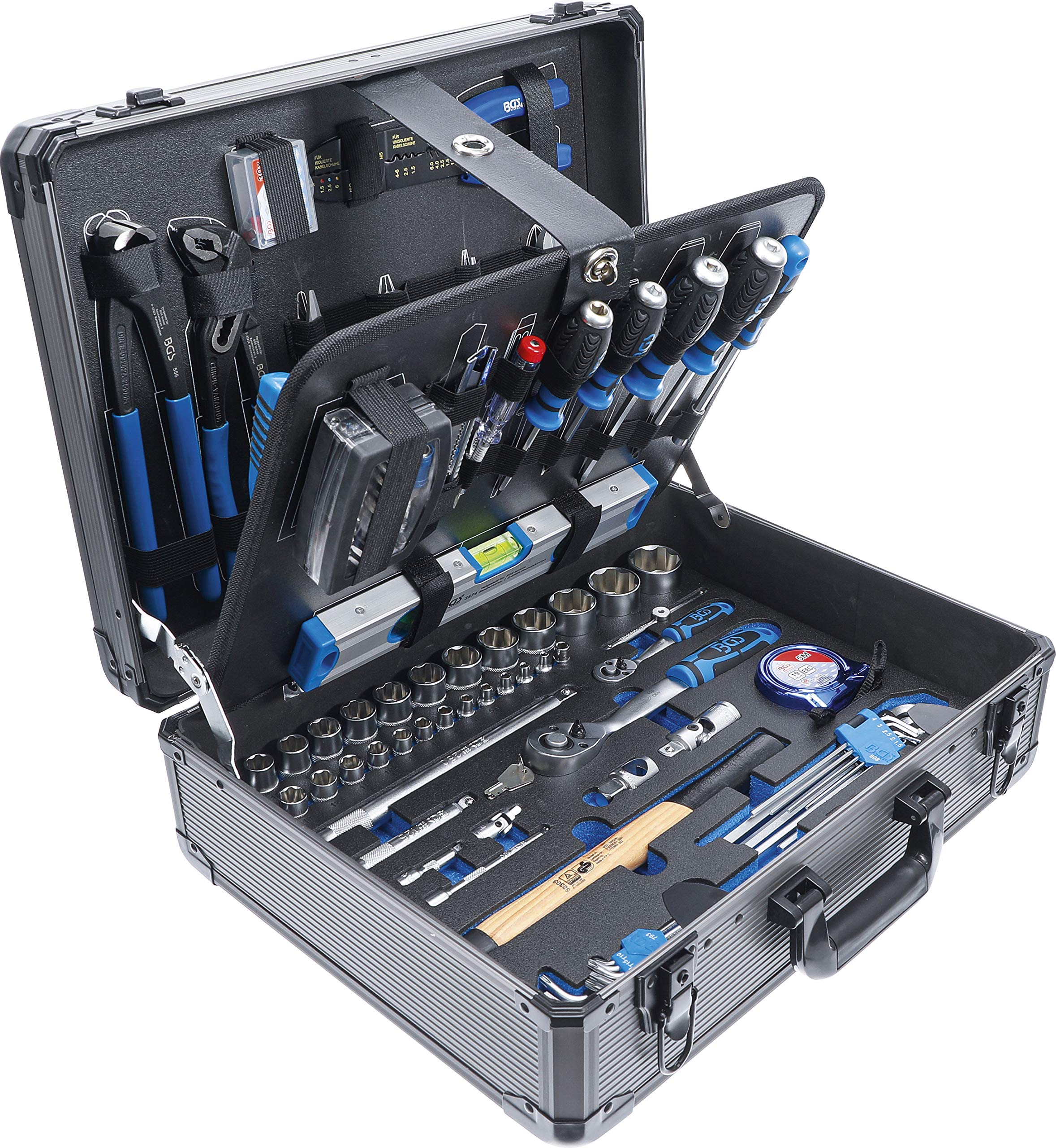 BGS 15501 149-Piece Tool Assortment Set - Professional Hand Tools Kit for Home Repair, Automotive & DIY Projects - Screwdrivers, Pliers, Wrenches & More